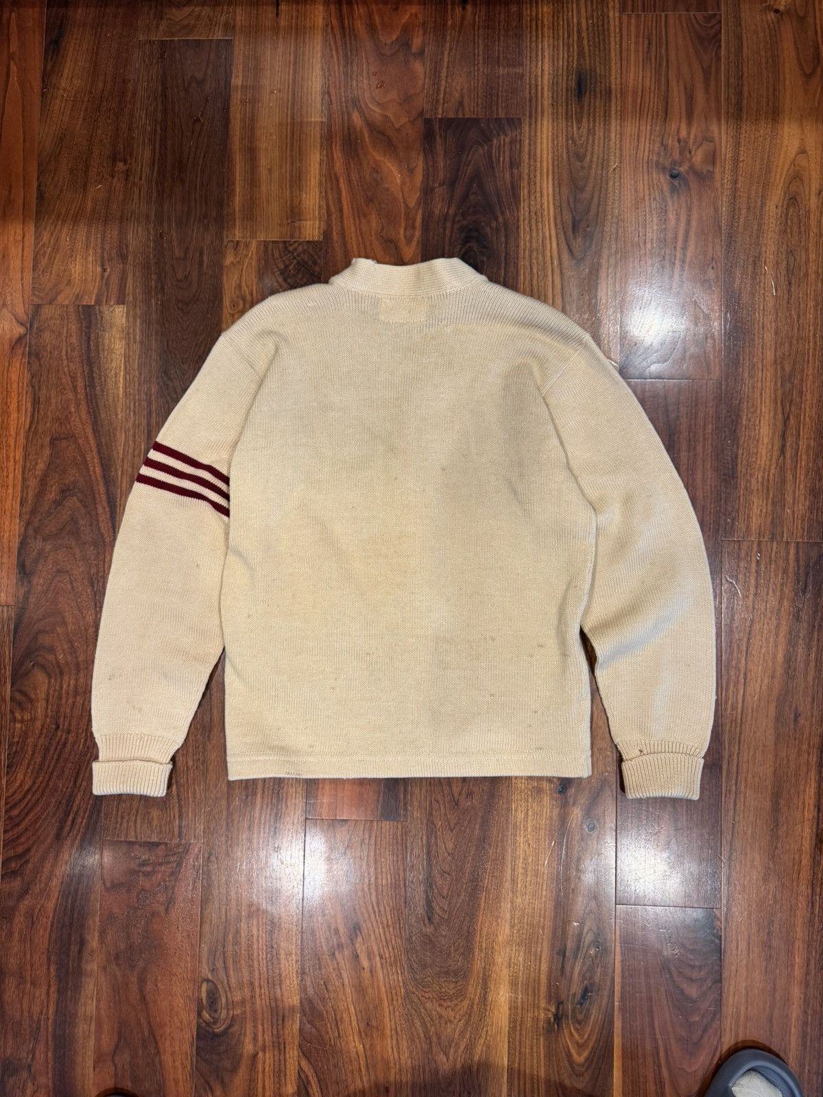 Vintage Vintage 1950s HJ Whiting Co Letterman Cardigan Sweater Size US S / EU 44-46 / 1 - 4 Thumbnail
