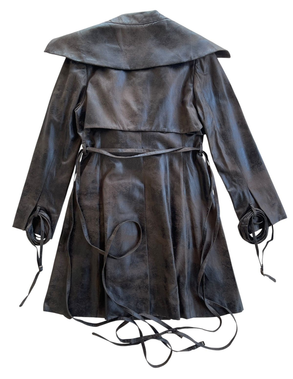 Japanese Brand Luxury Anndrhomme Moleskine Trench Coat Size S / US 4 / IT 40 - 5 Thumbnail