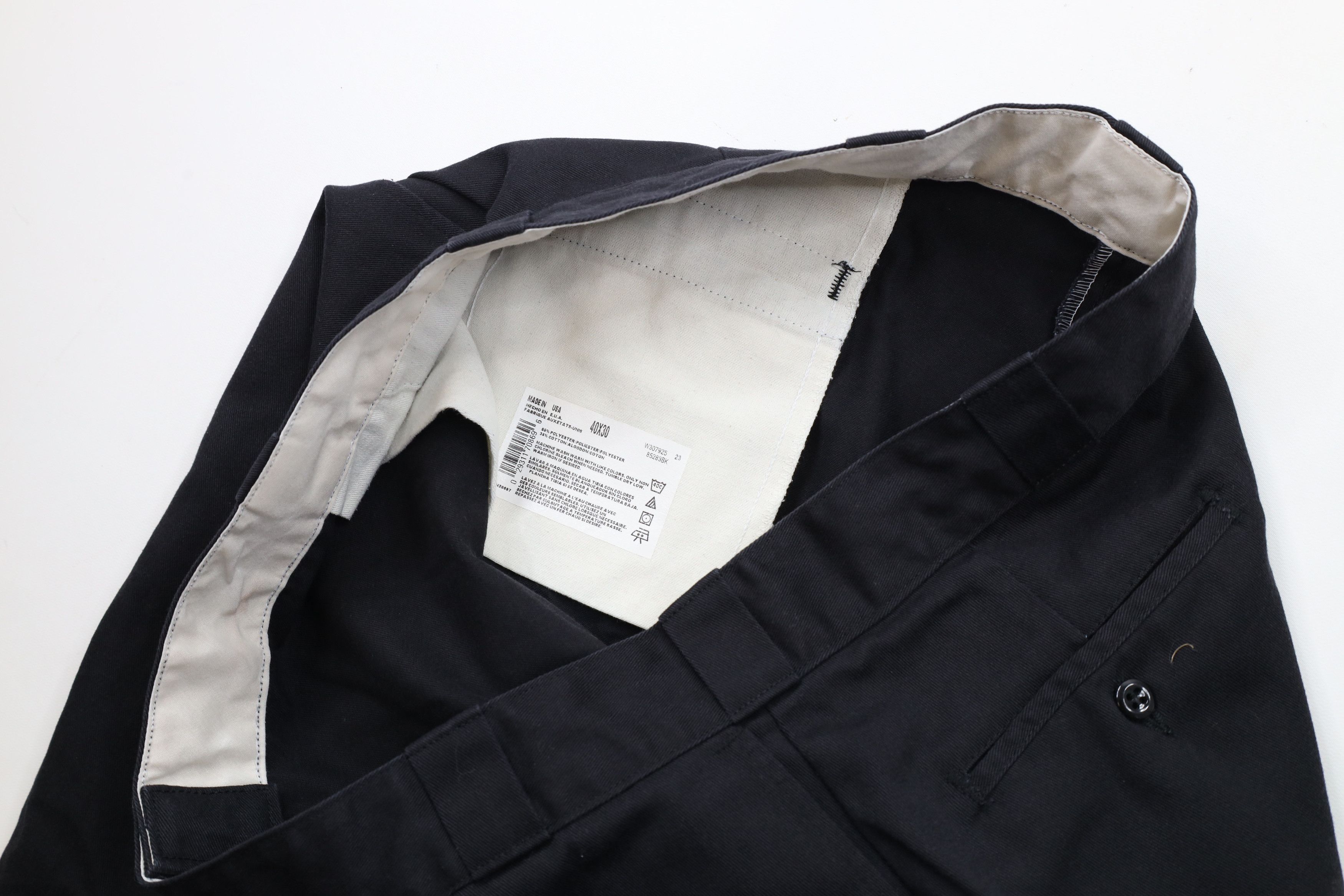 Dickies × Vintage Vintage 90s Dickies Double Knee Wide Leg Pants Black USA Size US 40 / EU 56 - 8 Thumbnail