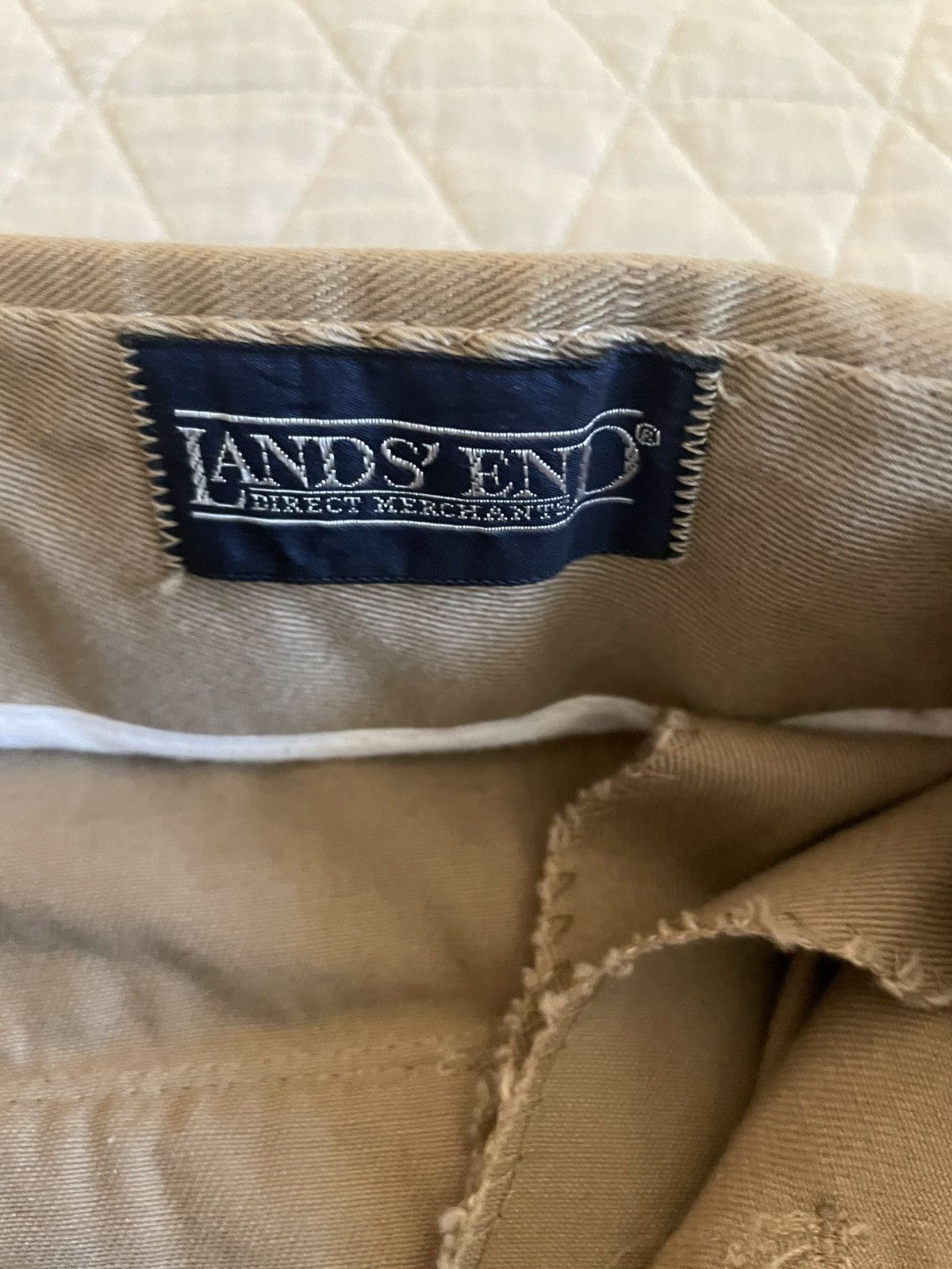 Lands' End × Vintage Flat Front Twill Chino Pant Size US 36 / EU 52 - 4 Thumbnail