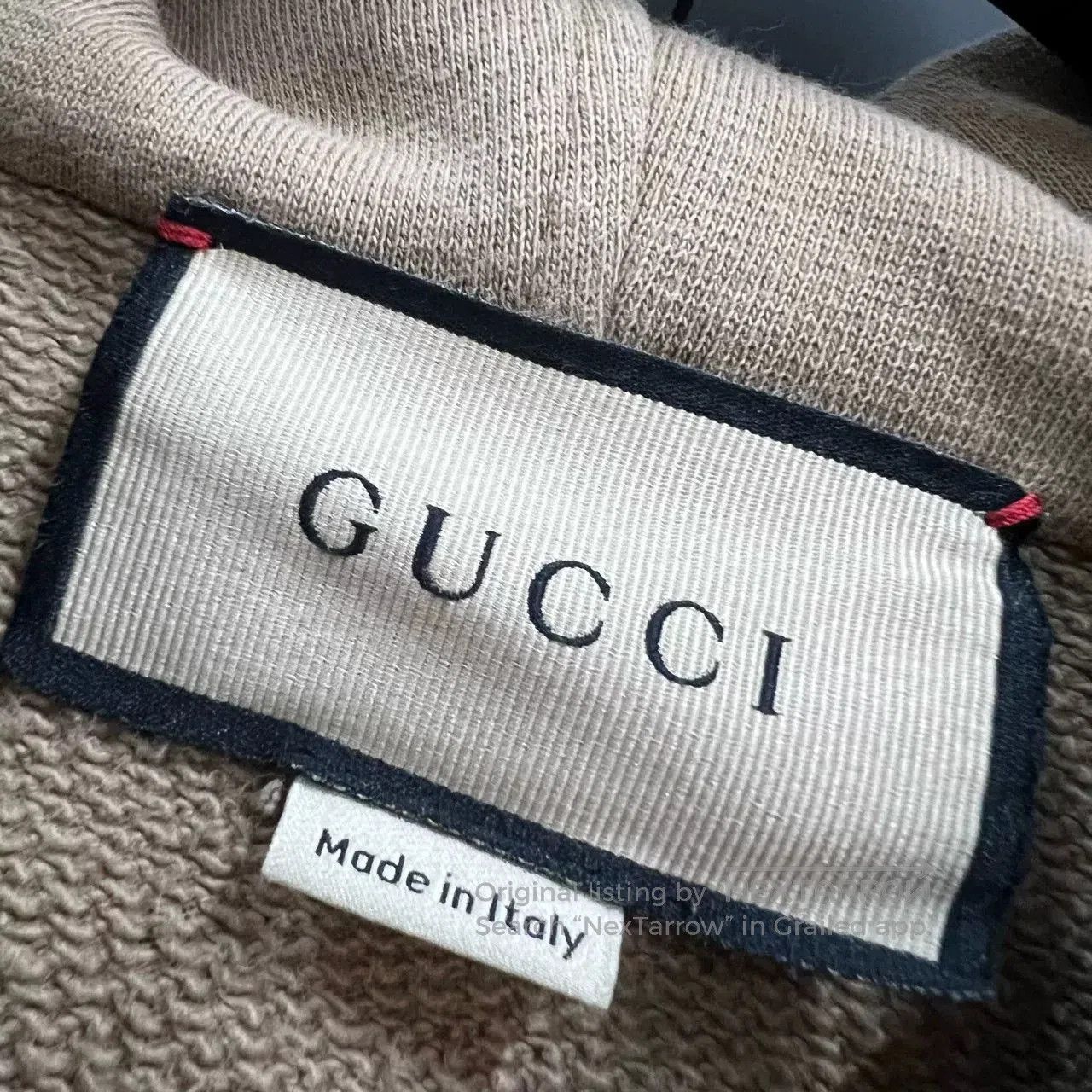 Gucci gucci beige half-zip hoodie in xs. Size US XS / EU 42 / 0 - 4 Thumbnail