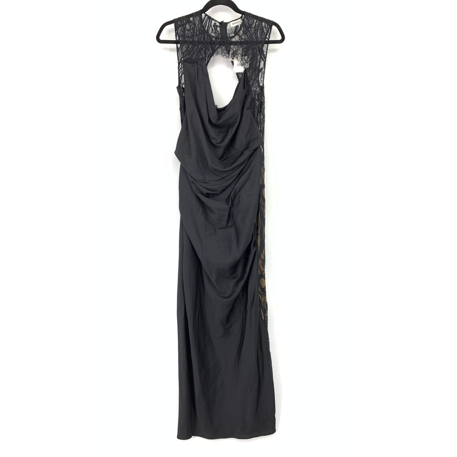 Jonathan Simkhai Simkhai Vea Lace Trim Open Back Gown Womens Size 10 NEW Size L / US 10 / IT 46 - 1 Thumbnail