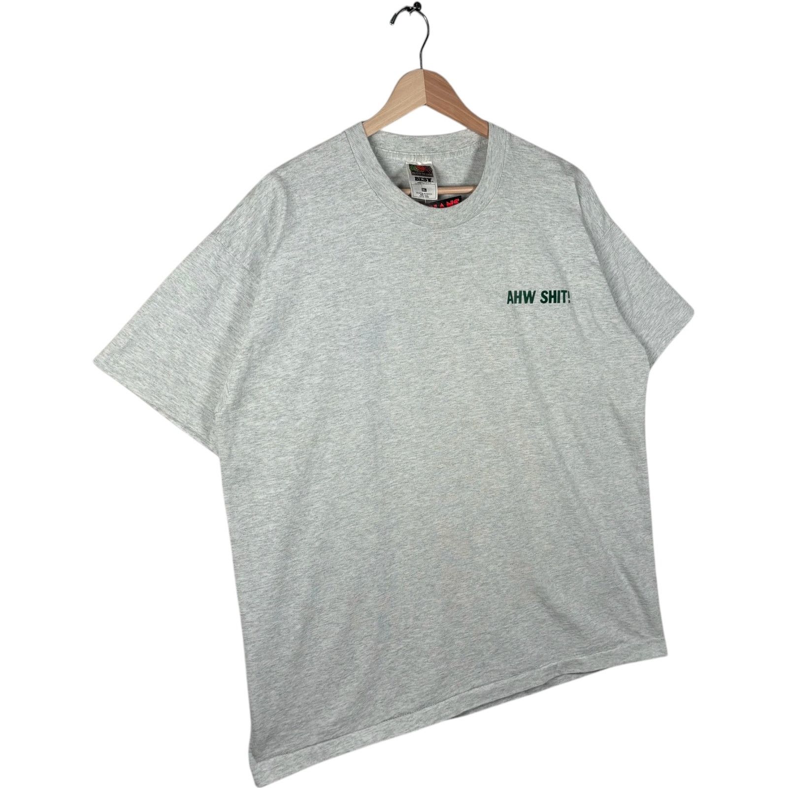 Fruit Of The Loom Vintage Green Bay Packers Back Helmet Spellout NFL Tee XL Size US XL / EU 56 / 4 - 4 Thumbnail