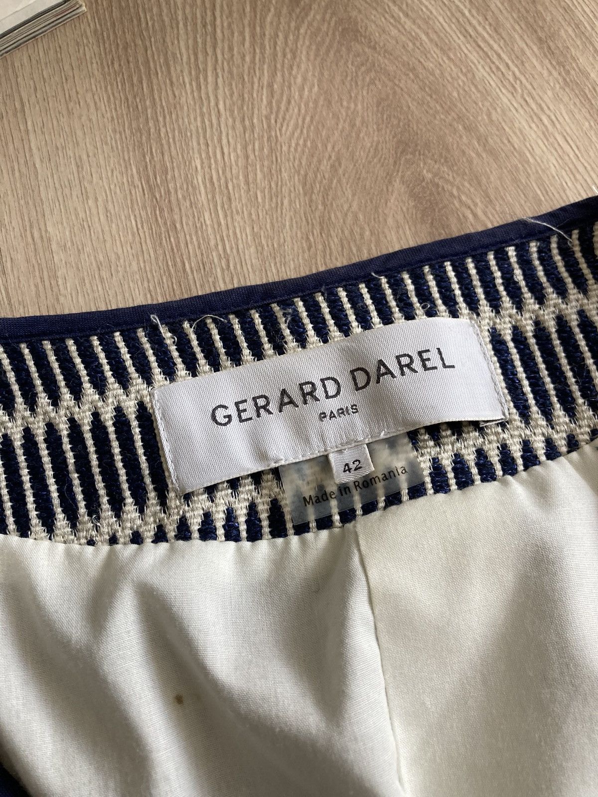Gerard Darel Vintage Gerard Darel Paris Blazer Jacket 00s Size L / US 10 / IT 46 - 7 Thumbnail