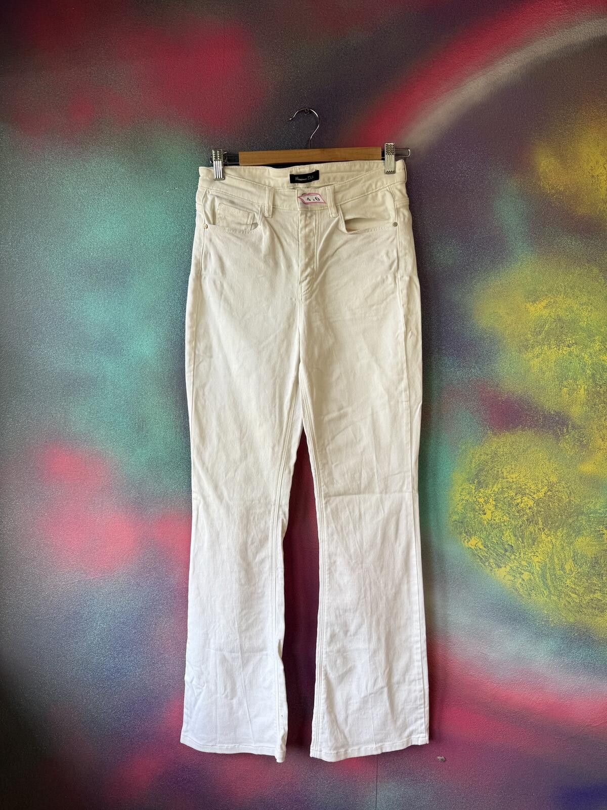 Other Massimo dutti cream off-white flared jeans -high waisted Size 27" / US 4 / IT 40 - 1 Thumbnail