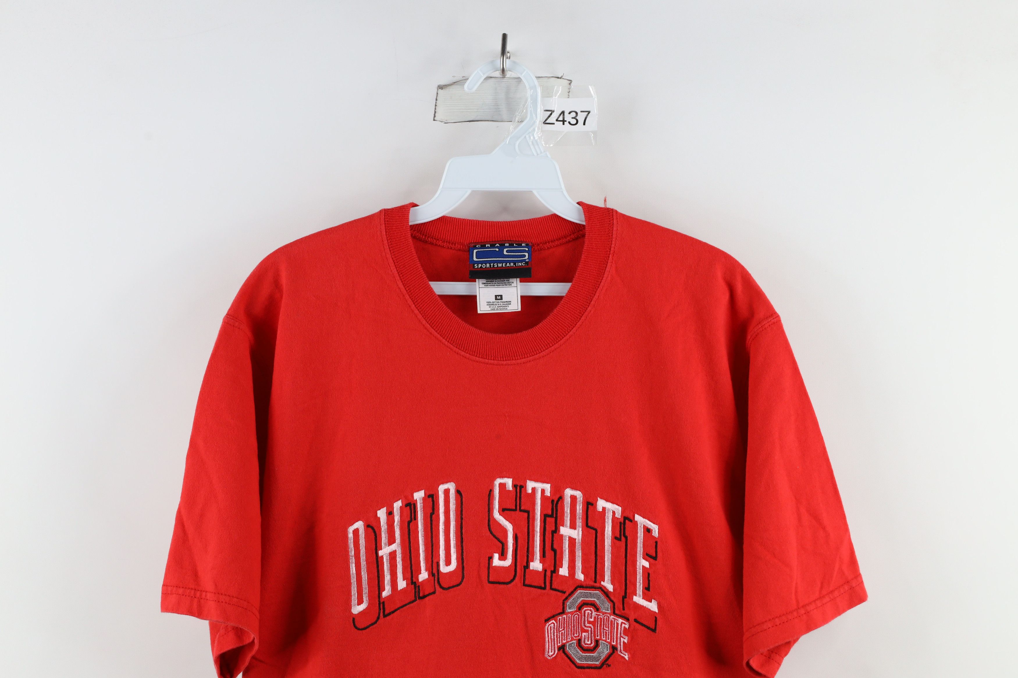 Vintage Vintage 90s Ohio State University Short Sleeve T-Shirt Size US M / EU 48-50 / 2 - 2 Thumbnail