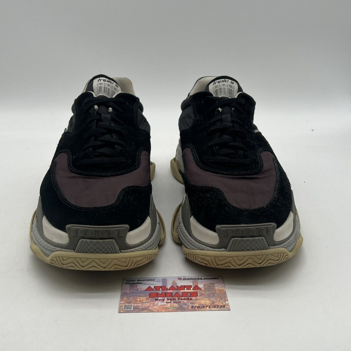 Balenciaga Balenciaga triple s sneaker Bordeaux Size US 12 / EU 45 - 2 Thumbnail