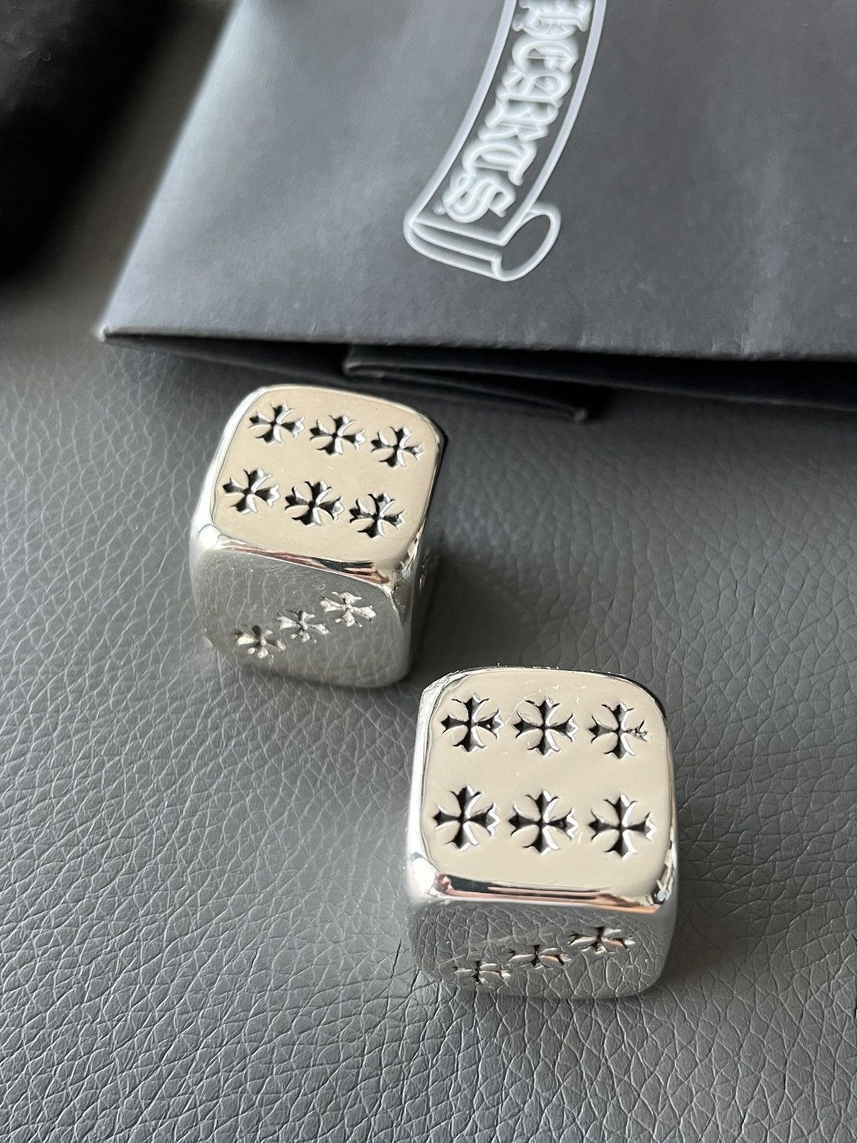 Chrome Hearts Extremely RARE Chrome Hearts Dice Set (x2) Size ONE SIZE - 7 Thumbnail