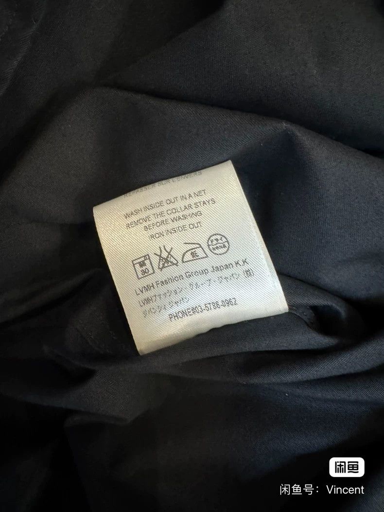 Givenchy Givenchy Size39 Black Zip-Up Slim Fit Shirt, Size 39 Size US M / EU 48-50 / 2 - 6 Thumbnail