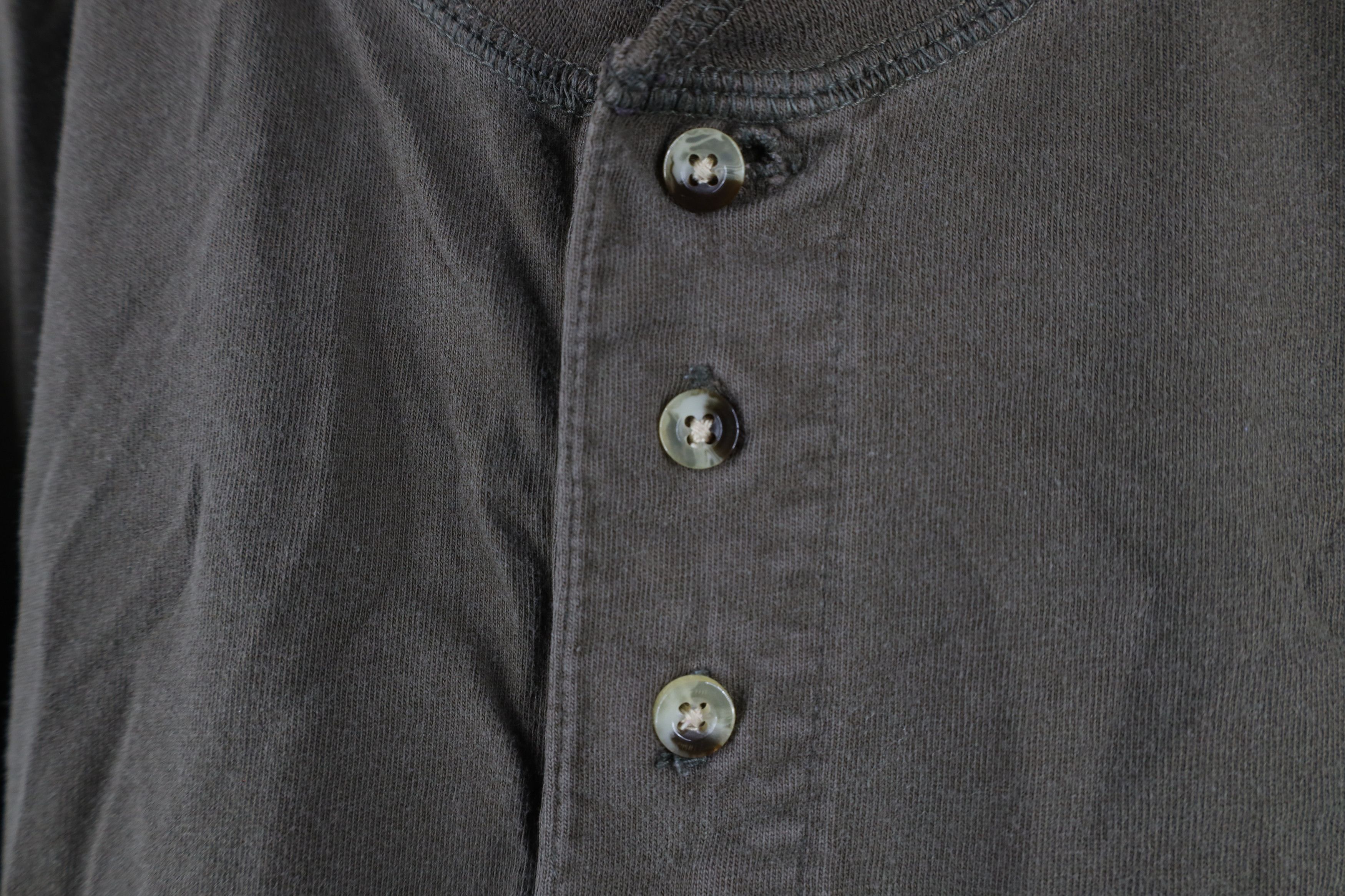 Vintage Vintage 90s Streetwear Cotton Long Sleeve Henley T-Shirt Size US XL / EU 56 / 4 - 4 Thumbnail