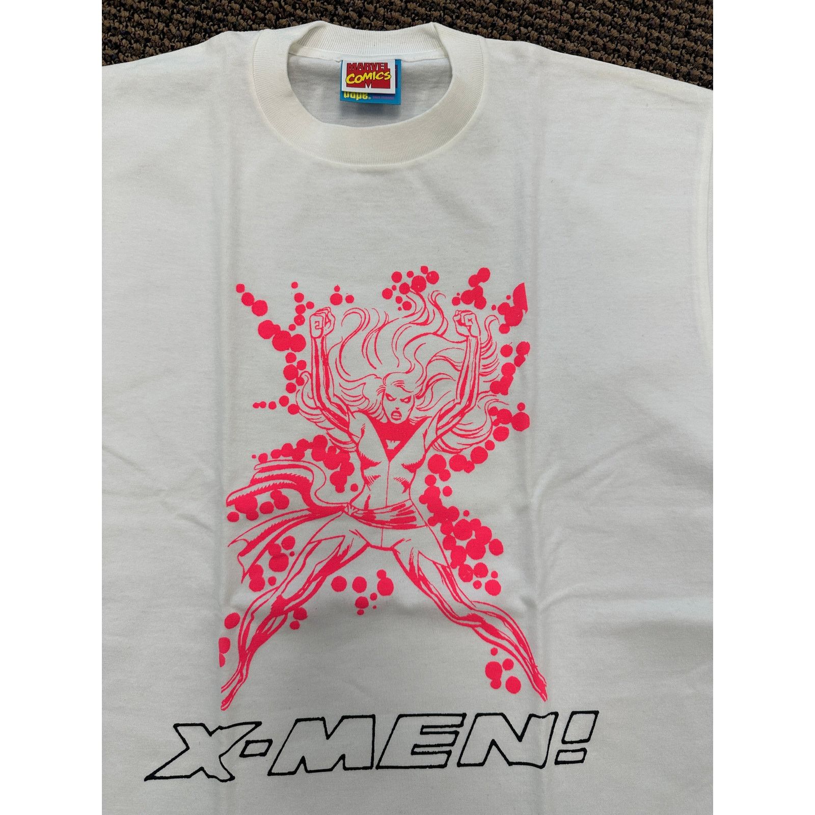 Bape Bape x Marvel 'Dark Phoenix' T-shirt WHITE~sizeL Size US L / EU 52-54 / 3 - 2 Thumbnail