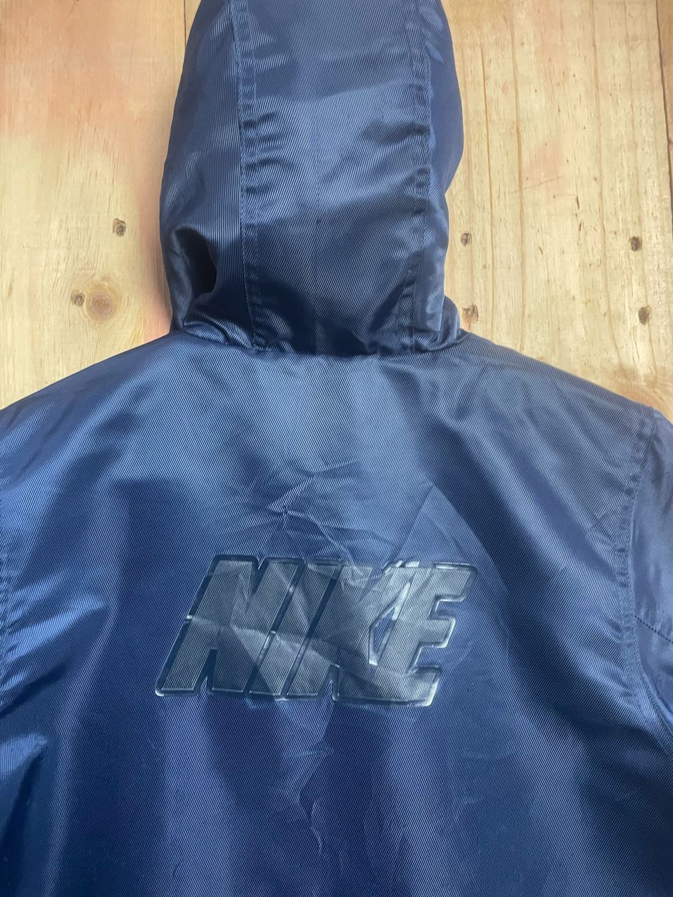 Nike 90S Bench Coat Navy Jacket Parka Hoodie
