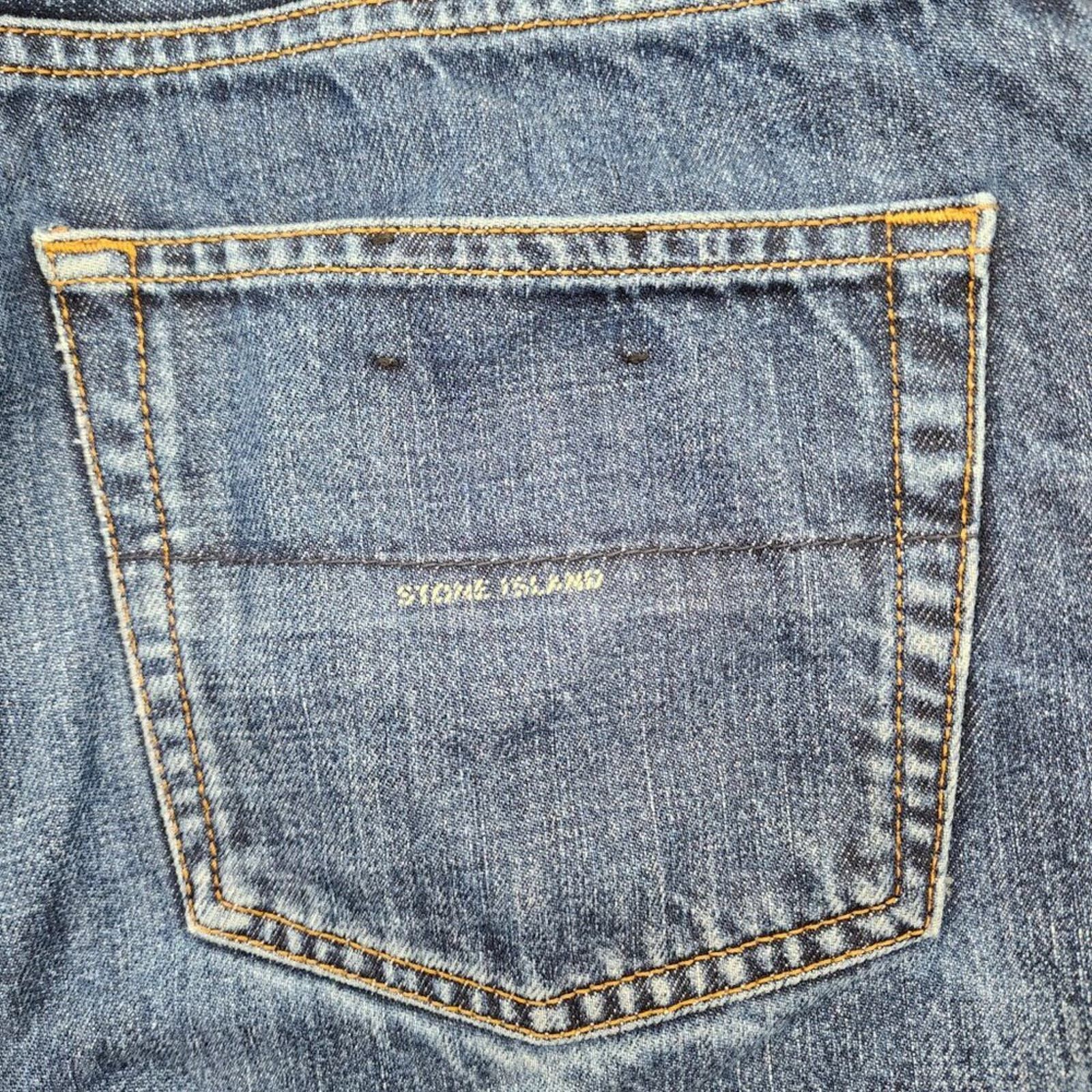 Stone Island Preowned Blue Jeans 33 Size US 33 - 8 Thumbnail