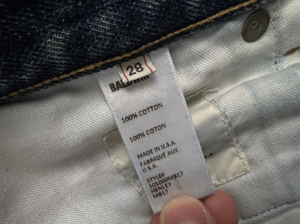 Baldwin BALDWIN SLIM STRAIGHT DENIM PANTS Size US 28 / EU 44 - 5 Thumbnail
