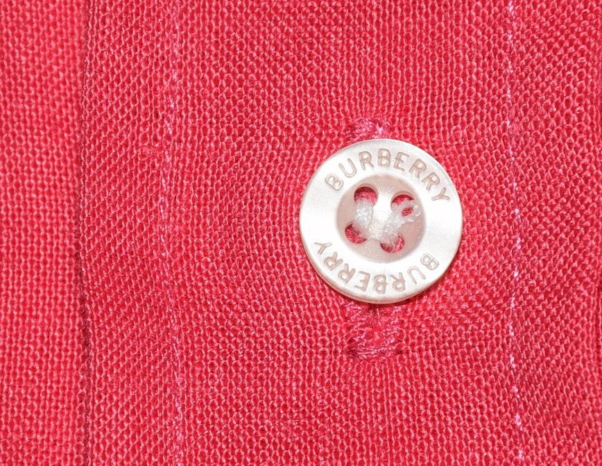 Burberry VINTAGE BURBERRY LINEN SHIRT NOVA CHECK TRIM LOGO ACTUAL L Size US L / EU 52-54 / 3 - 21 Thumbnail