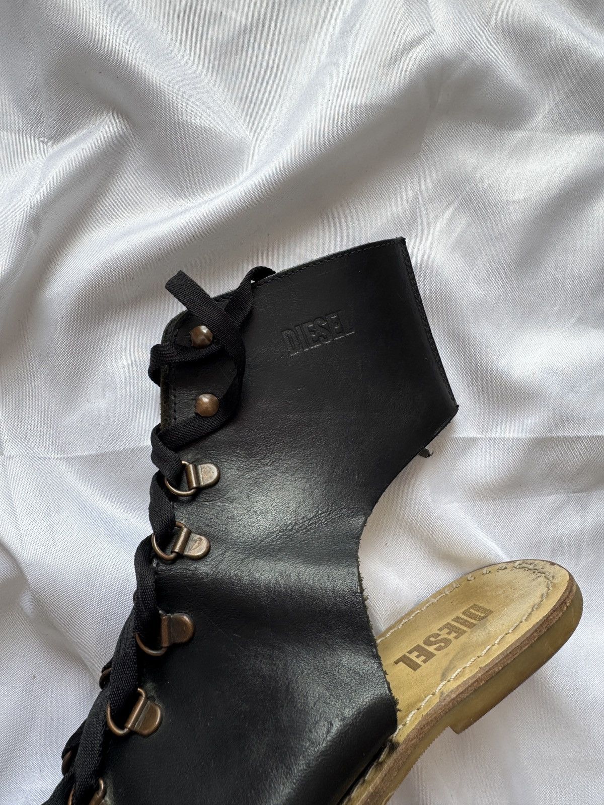 Diesel Diesel Vintage Archive Y2K Gladiator Leather Sandals Size US 8 / IT 38 - 6 Thumbnail