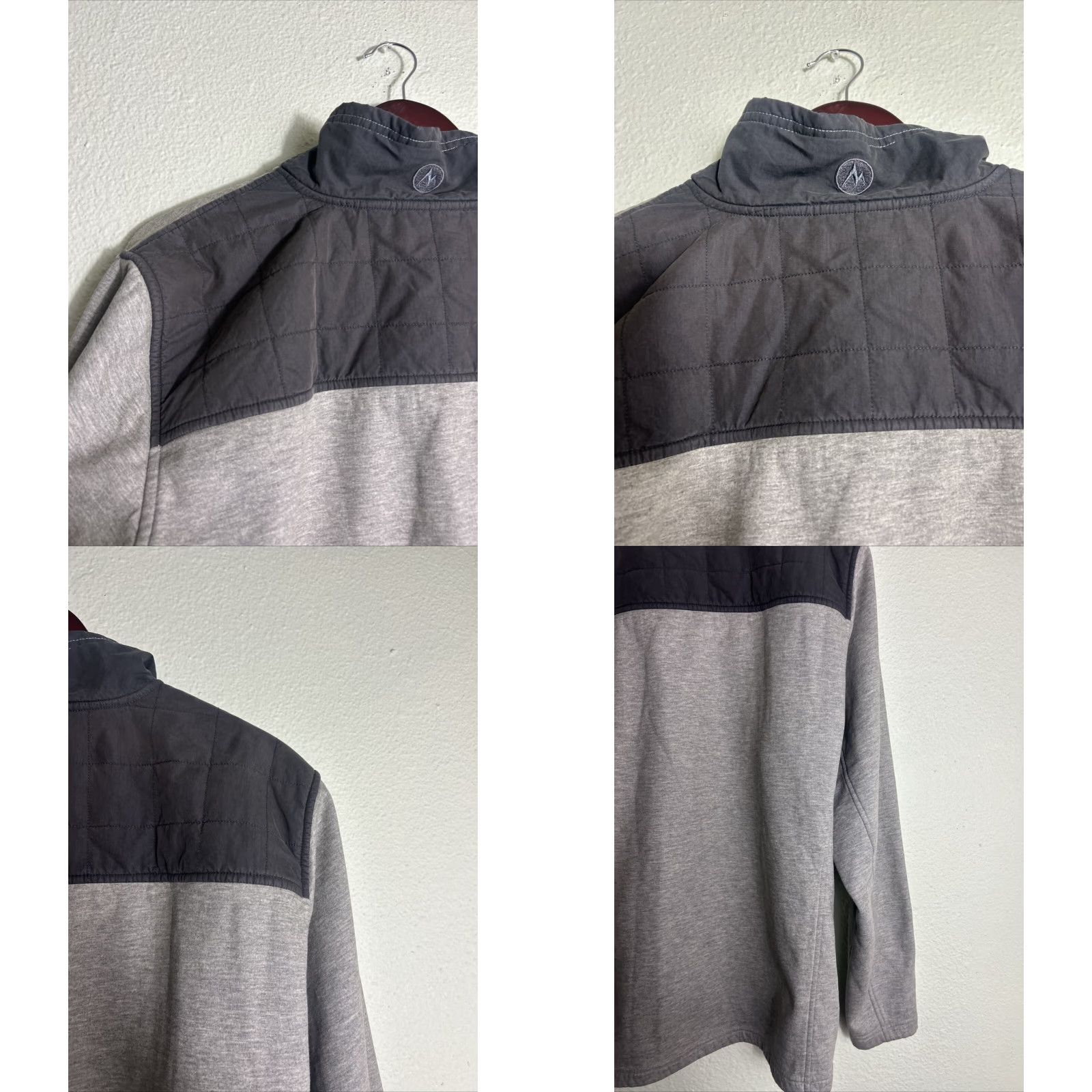 Marmot Marmot Windbreaker Jacket Mens Large Gray Windstopper Polyester Nylon Cotton L Regular Size US L / EU 52-54 / 3 - 10 Thumbnail
