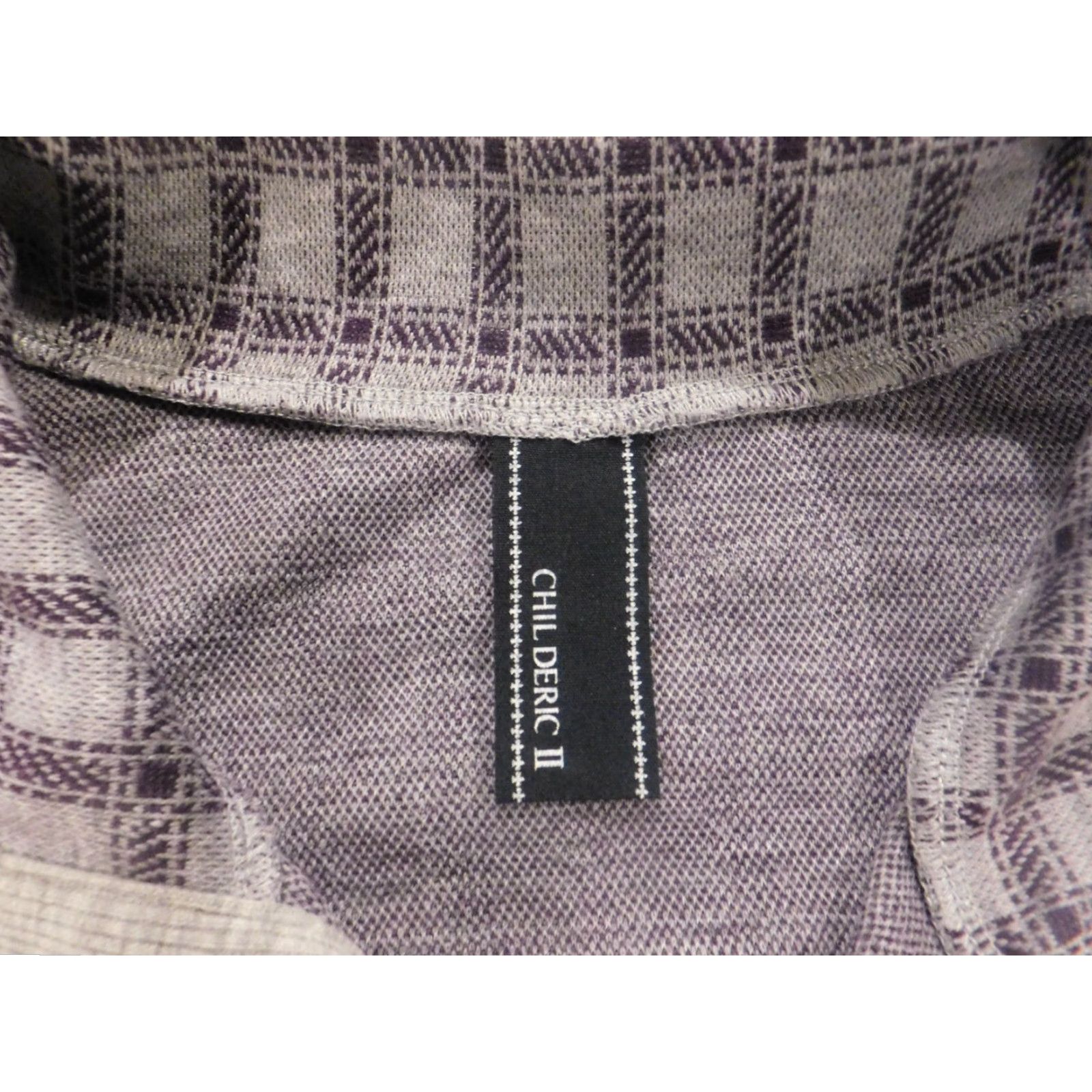 Vintage Chil Deric Womens Cardigan Sweater Purple Knit Rib Knit Stretch Button Crew Neck Casual Fall Winter Spring Regular Size 2 Womens Size XS / US 0-2 / IT 36-38 - 5 Thumbnail