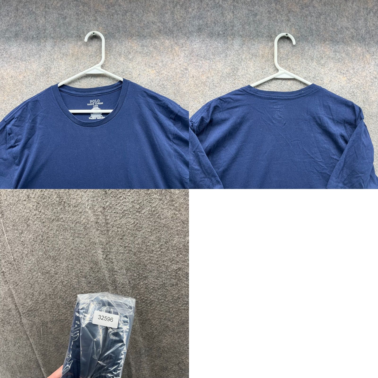 Polo Ralph Lauren Polo Ralph Lauren Shirt Mens Large Navy Blue Crewneck Cotton Pony Tee Size US L / EU 52-54 / 3 - 8 Thumbnail