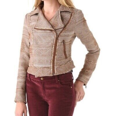 Free People Western tapestry moto jacket size 6 Size M / US 6-8 / IT 42-44 - 2 Thumbnail