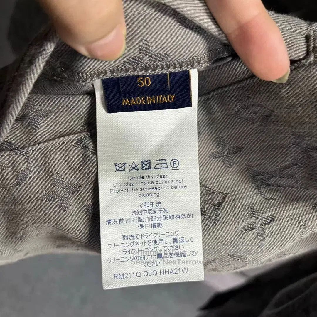 Louis Vuitton Louis Vuitton Brown Monogram Collar Denim Jacket. Size US M / EU 48-50 / 2 - 3 Thumbnail