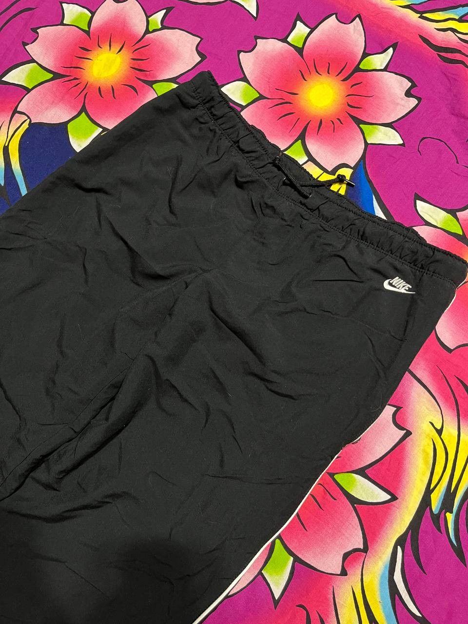 Nike × Vintage Vintage Nike nylon women pants in black L size y2k Size 32" / US 10 / IT 46 - 2 Thumbnail