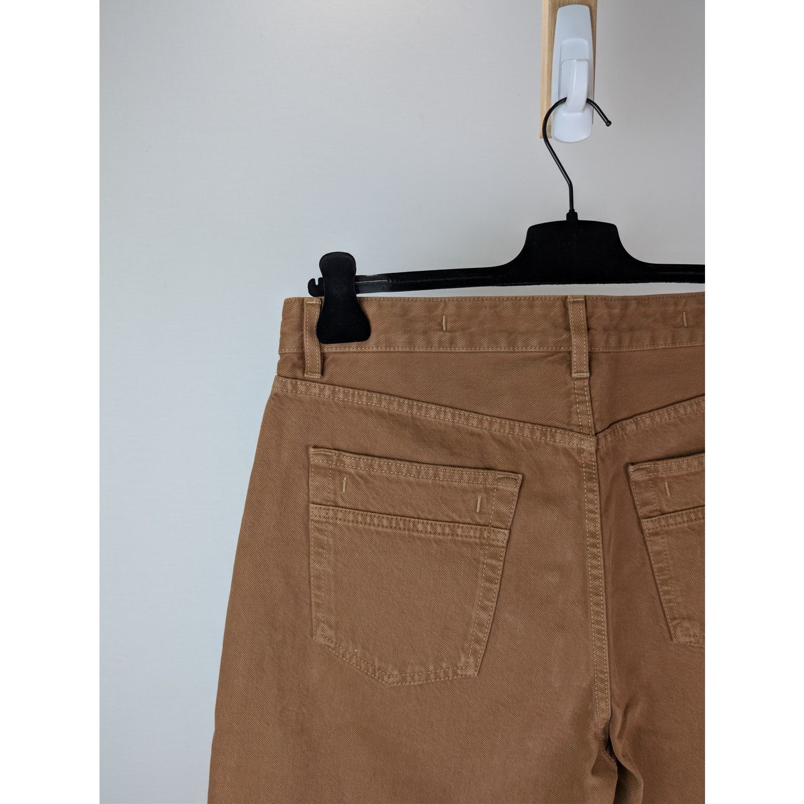 Jacquemus o1rshd1 Le de Nîmes Straight-Leg Denim Jeans Camel / Beige Size US 32 / EU 48 - 16 Thumbnail