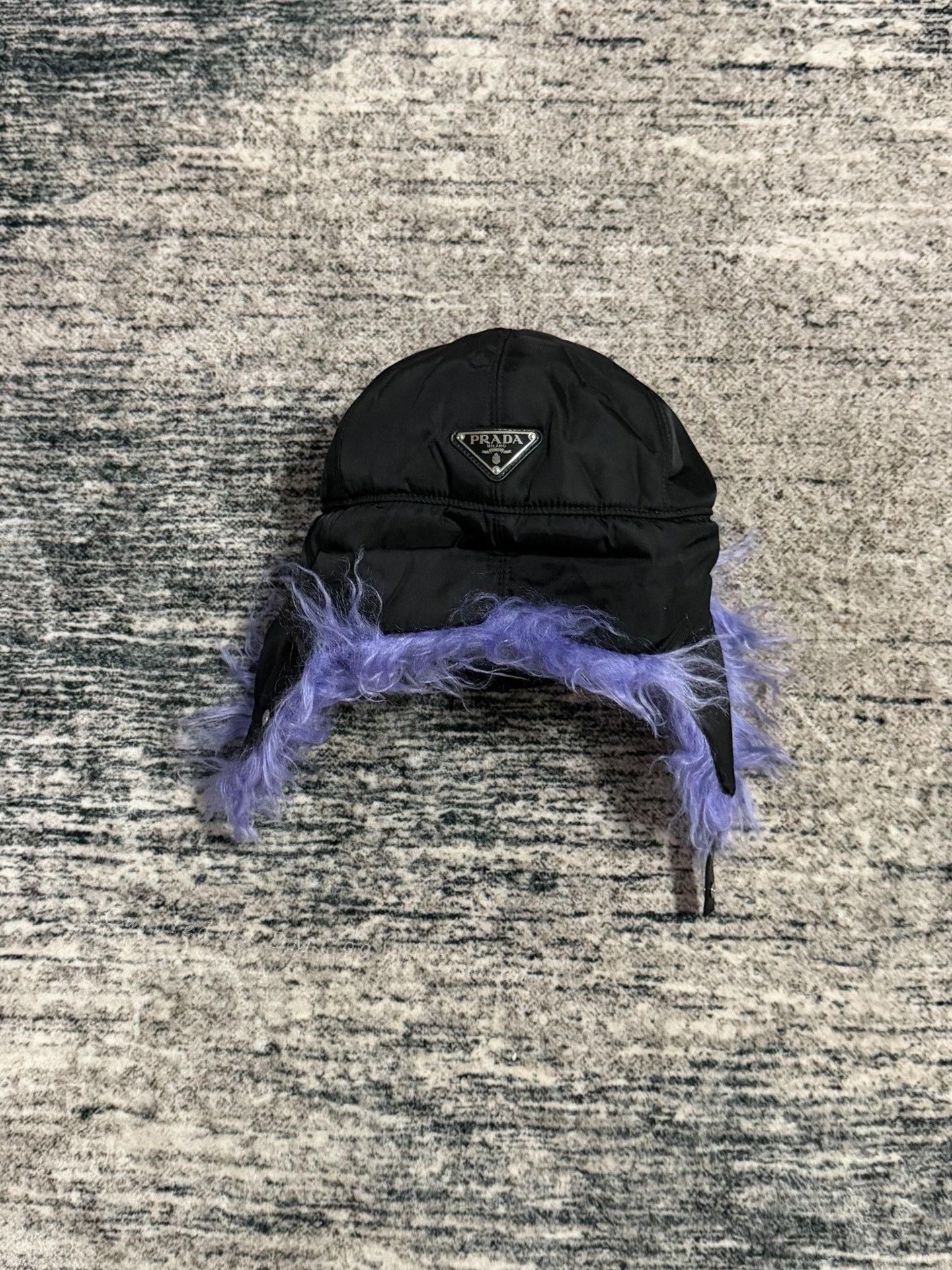 Prada Prada 19FW Purple Trapper Hat Size ONE SIZE - 1 Thumbnail