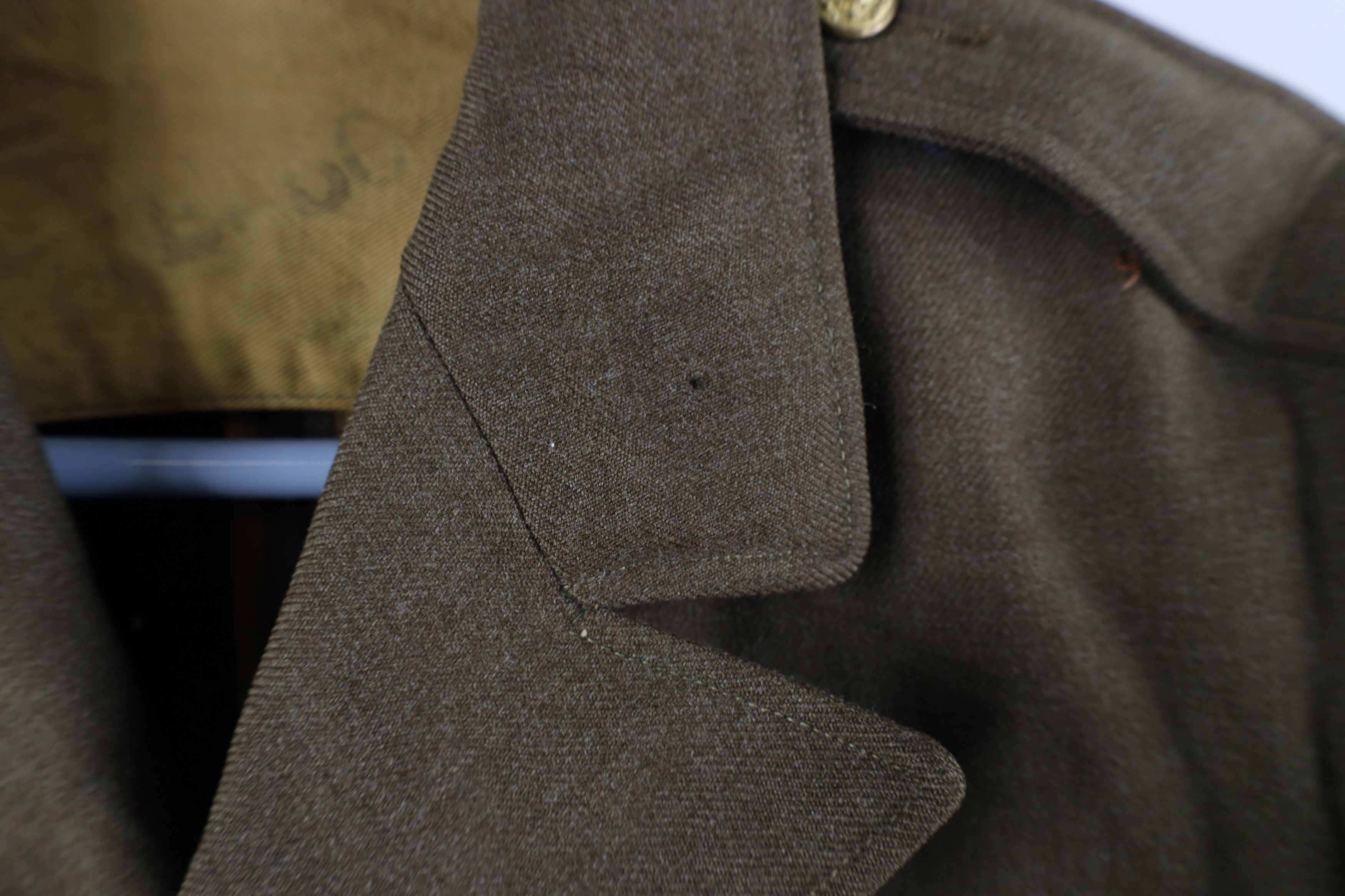 Vintage Vintage 40s WWII China Burma India Wool Officer Jacket USA Size US L / EU 52-54 / 3 - 5 Thumbnail