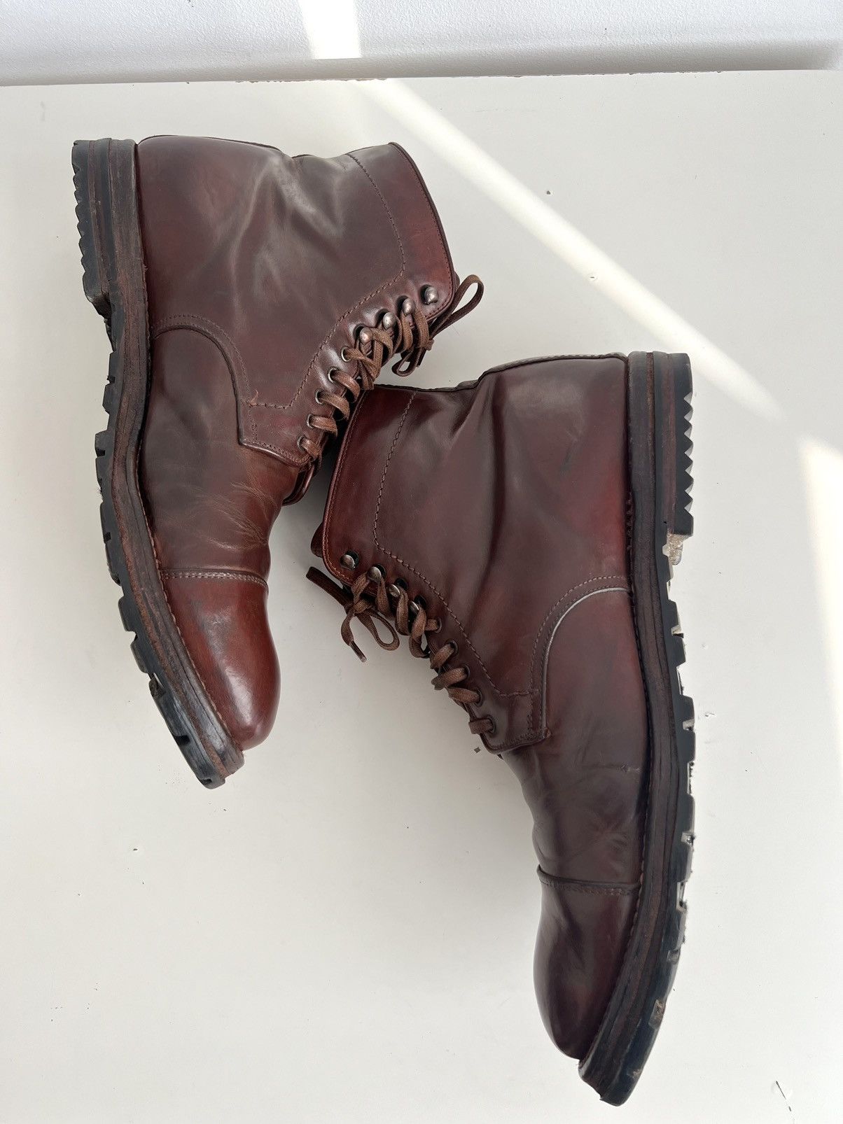 Marsell 🔥Officine Creative Komma Anatomia 16 Leather Boots Size US 11.5 / EU 44-45 - 15 Thumbnail