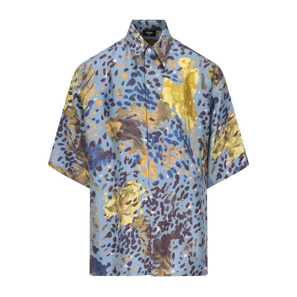 Fendi Fendi BLUE Shirts Size US M / EU 48-50 / 2 - 1 Thumbnail