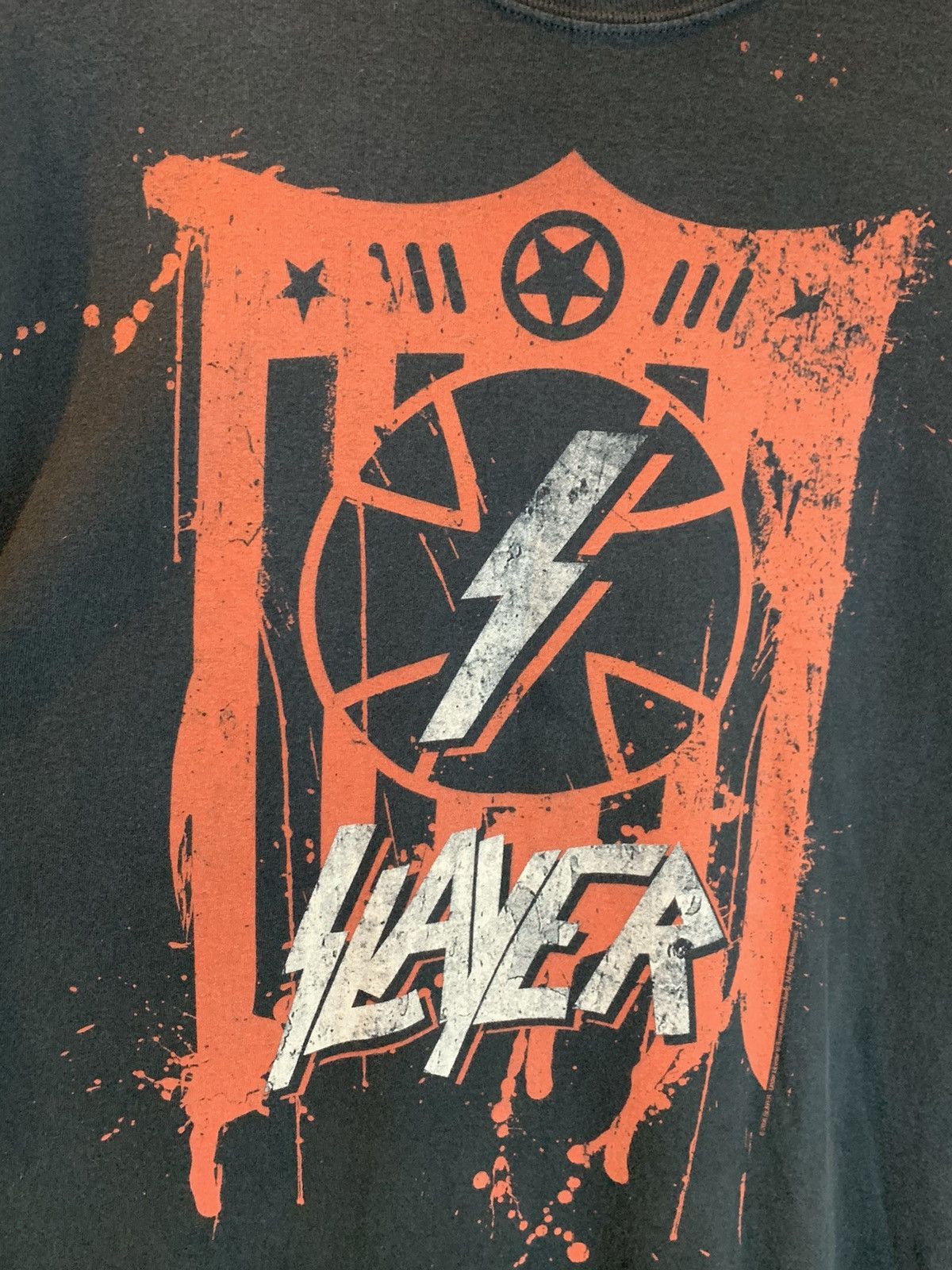 Band Tees *RARE* Vintage Slayer Art Band Y2K Paint Splatter T-Shirt XL Size US XL / EU 56 / 4 - 2 Thumbnail