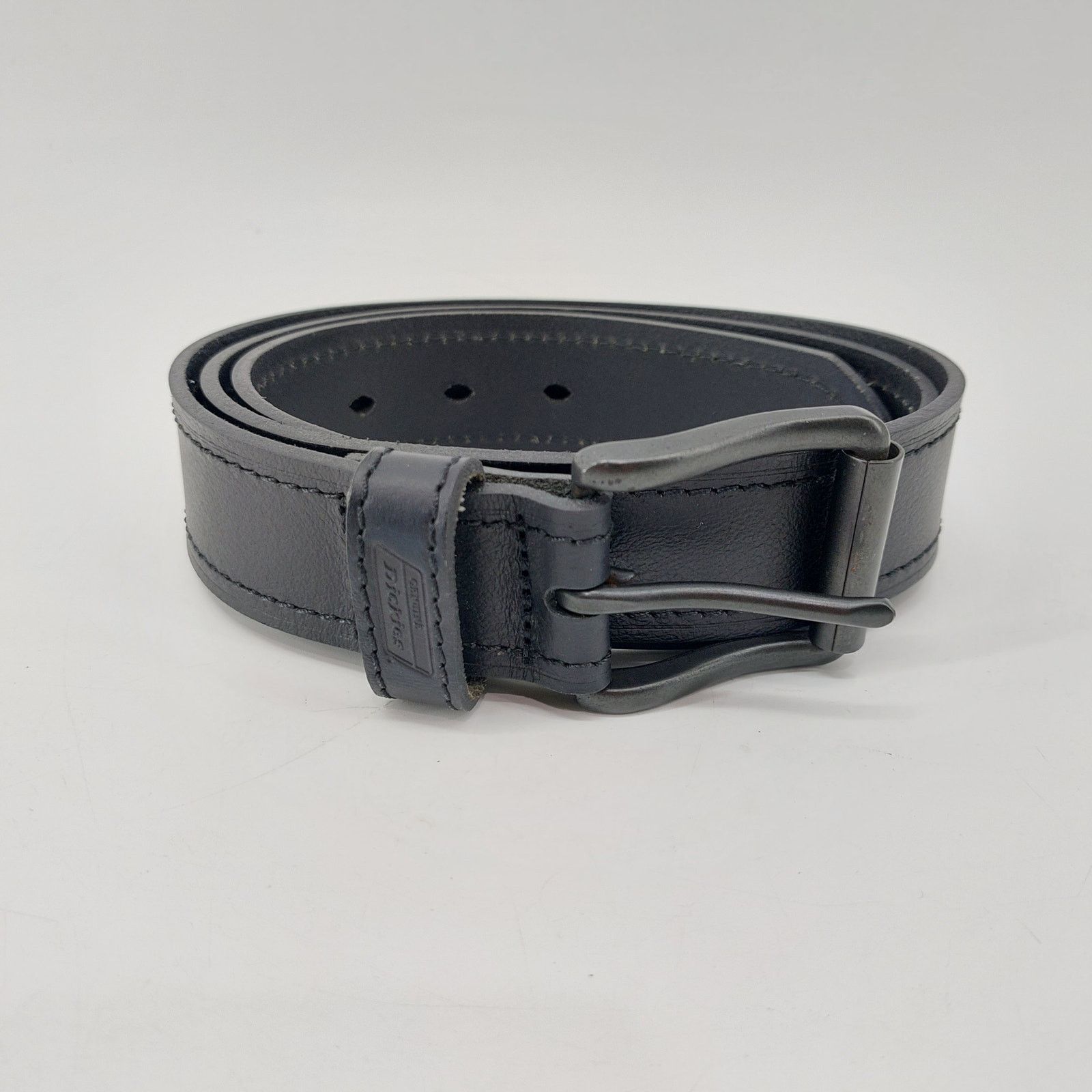 Dickies Dickies Black Men's Leather Belt Size 36 Workwear Streetwear Size 36 - 13 Thumbnail