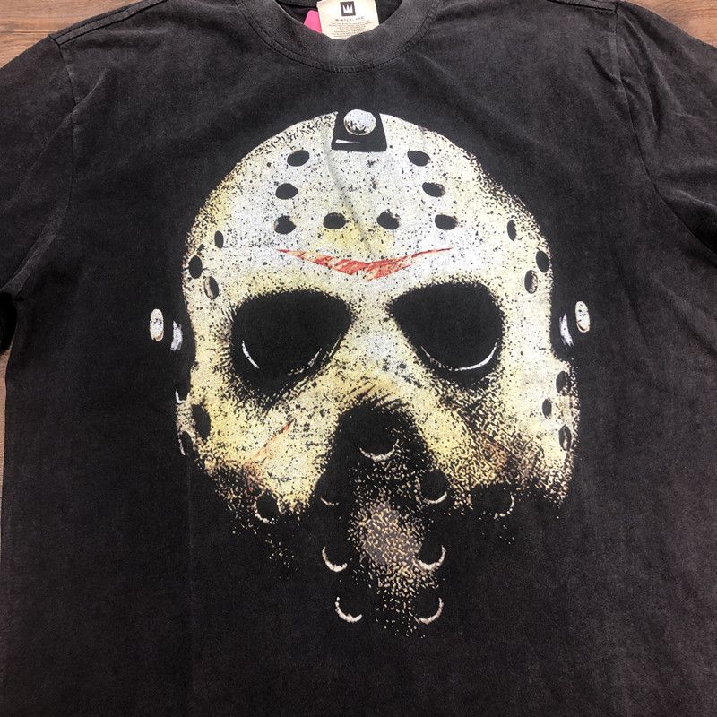 Vintage Masked Printed Vintage Oversized T Shirt Size US XL / EU 56 / 4 - 3 Thumbnail