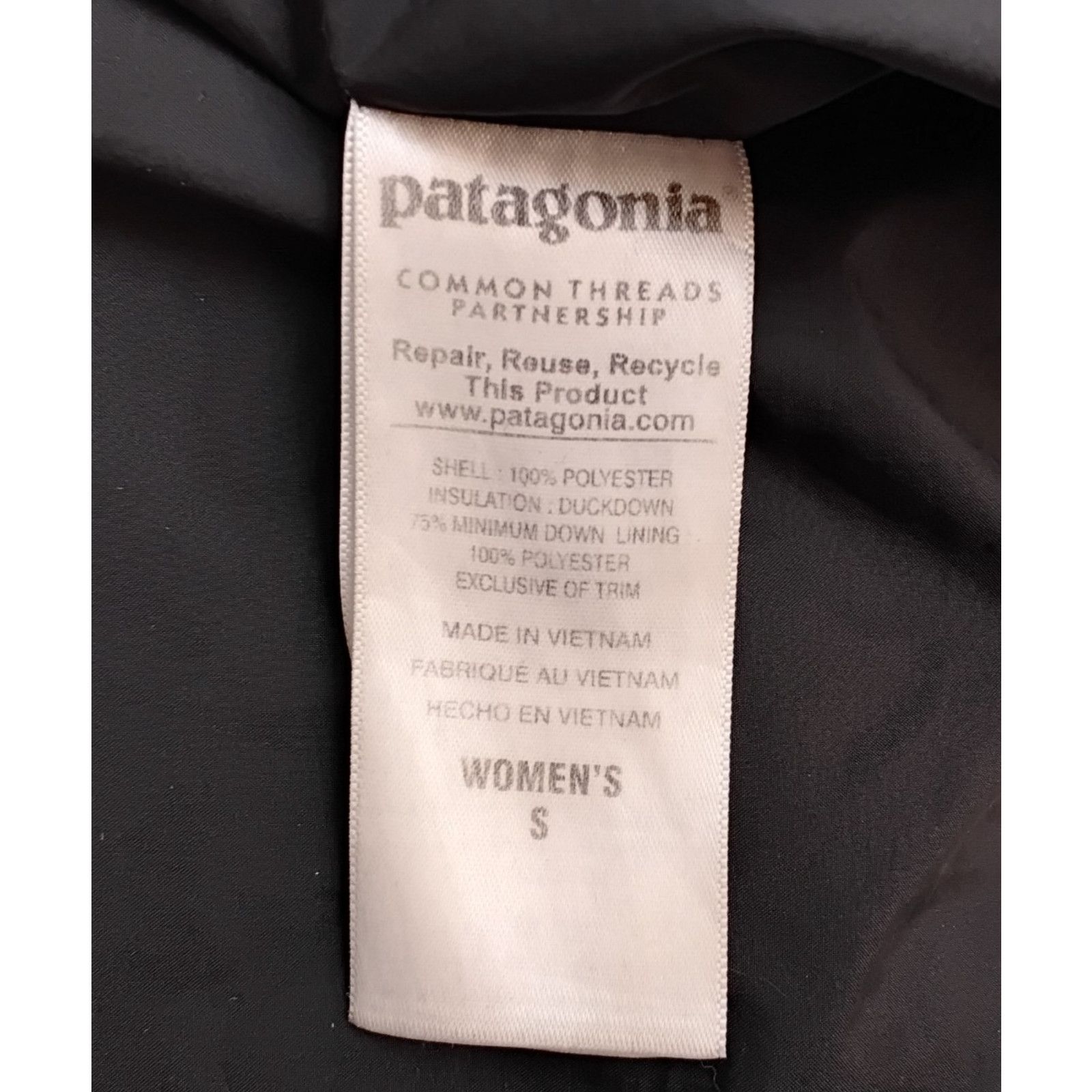 Patagonia Patagonia Down Parka Women's S Black Hooded Puffer Long Size S / US 4 / IT 40 - 6 Thumbnail