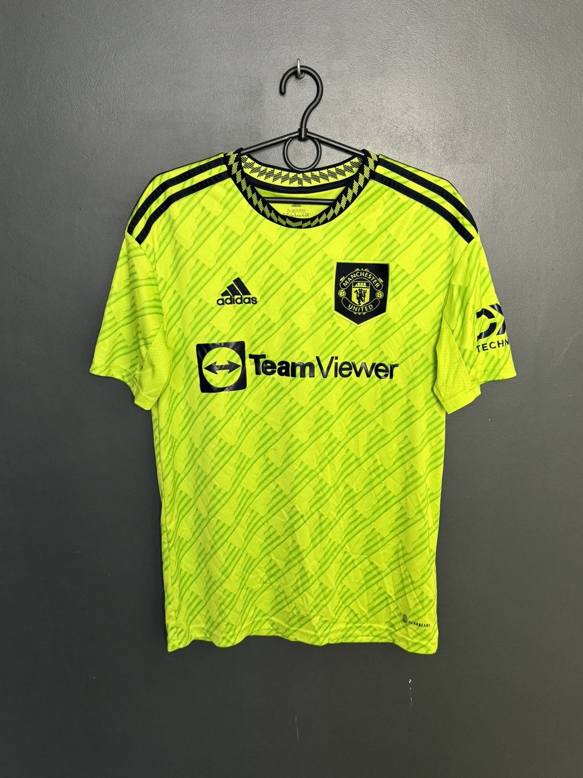 Adidas KIDS Manchester United 22/23 Third Rashford Football Jersey Size US S / EU 44-46 / 1 - 2 Thumbnail