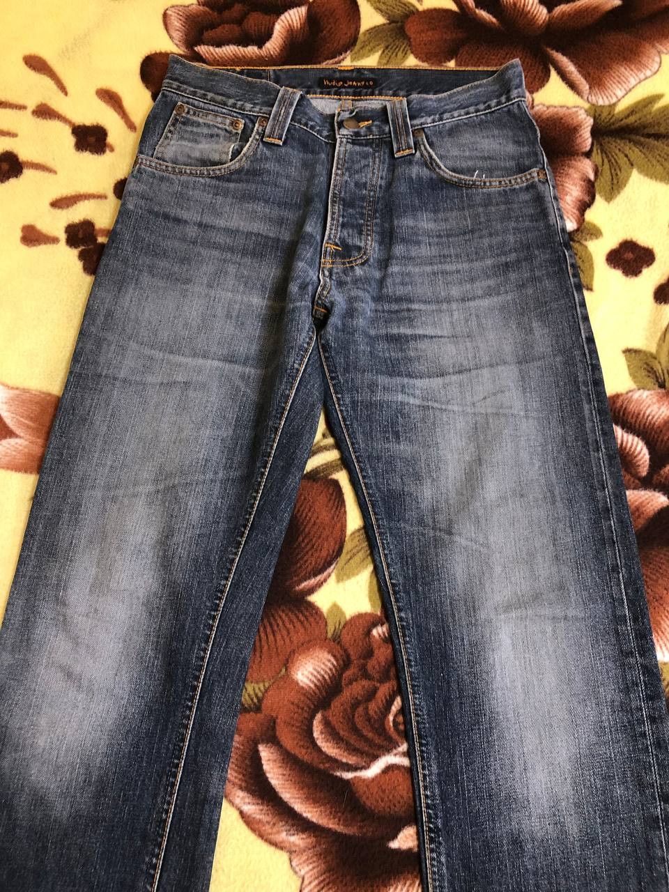 Nudie Jeans Nudie Jeans Regular Alf Button Fly Blue Denim Cotton Size US 30 / EU 46 - 15 Thumbnail