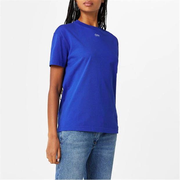 Off-White o1g2r1mq1224 T Shirt in Blue Size M / US 6-8 / IT 42-44 - 4 Thumbnail