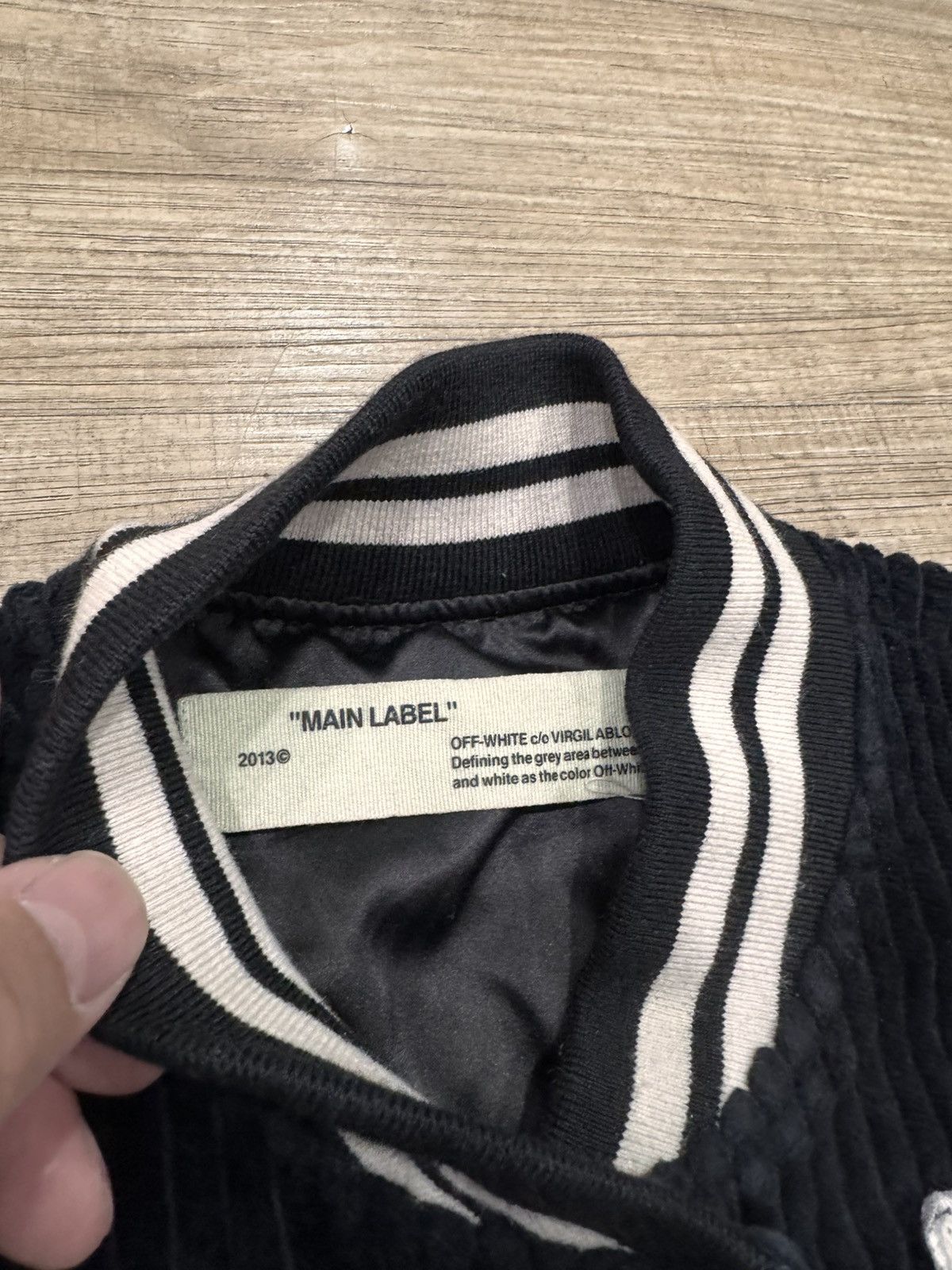 Off-White Off-White Conduroy Black Jacket Size XS / US 0-2 / IT 36-38 - 5 Thumbnail