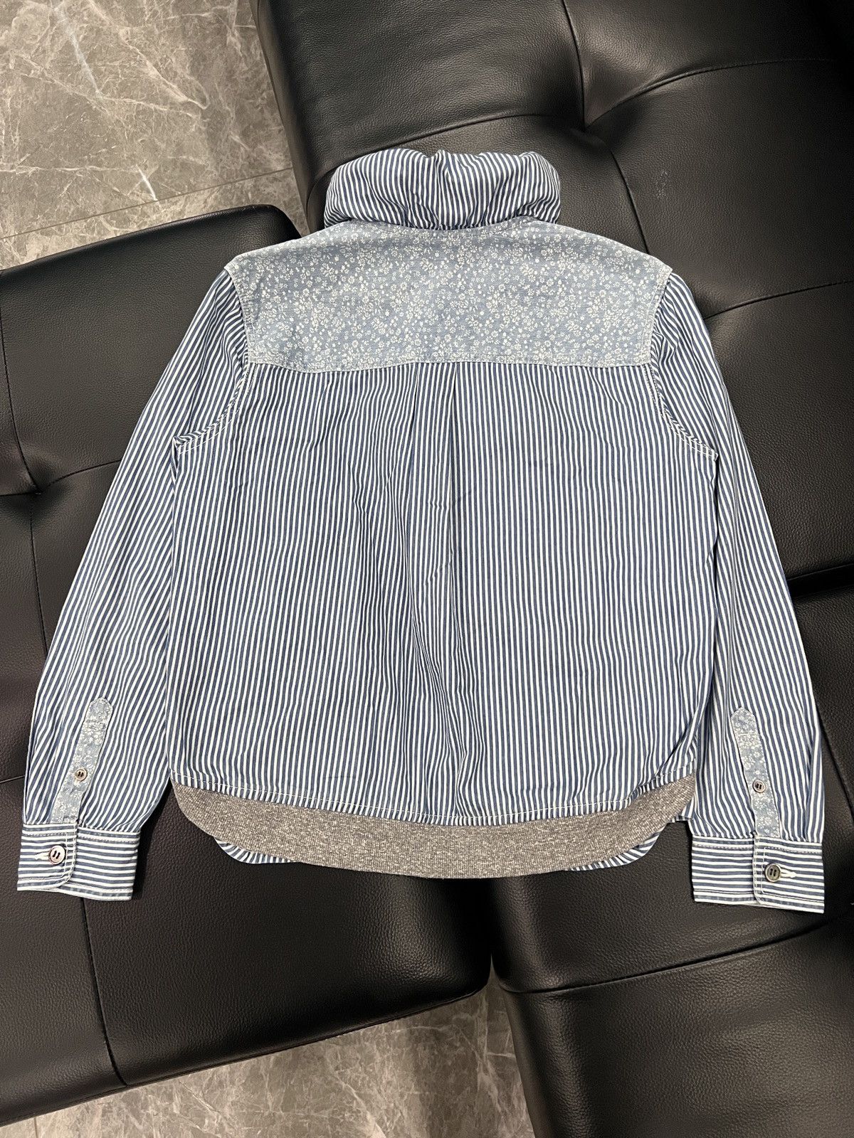 mercibeaucoup mercibeaucoup, Stripe Patchwork Button Shirt Size US S / EU 44-46 / 1 - 2 Thumbnail