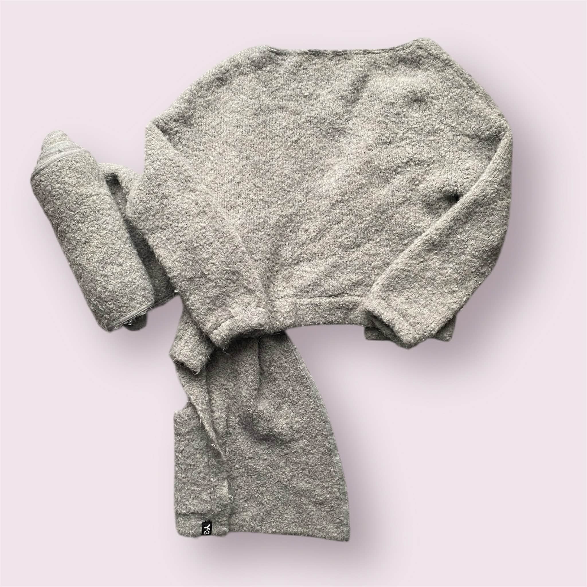 Adidas × Y's Yohji Yamamoto x Adidas Y-3 Fuzzy Deconstructed Wrap Trench Size M / US 6-8 / IT 42-44 - 2 Thumbnail