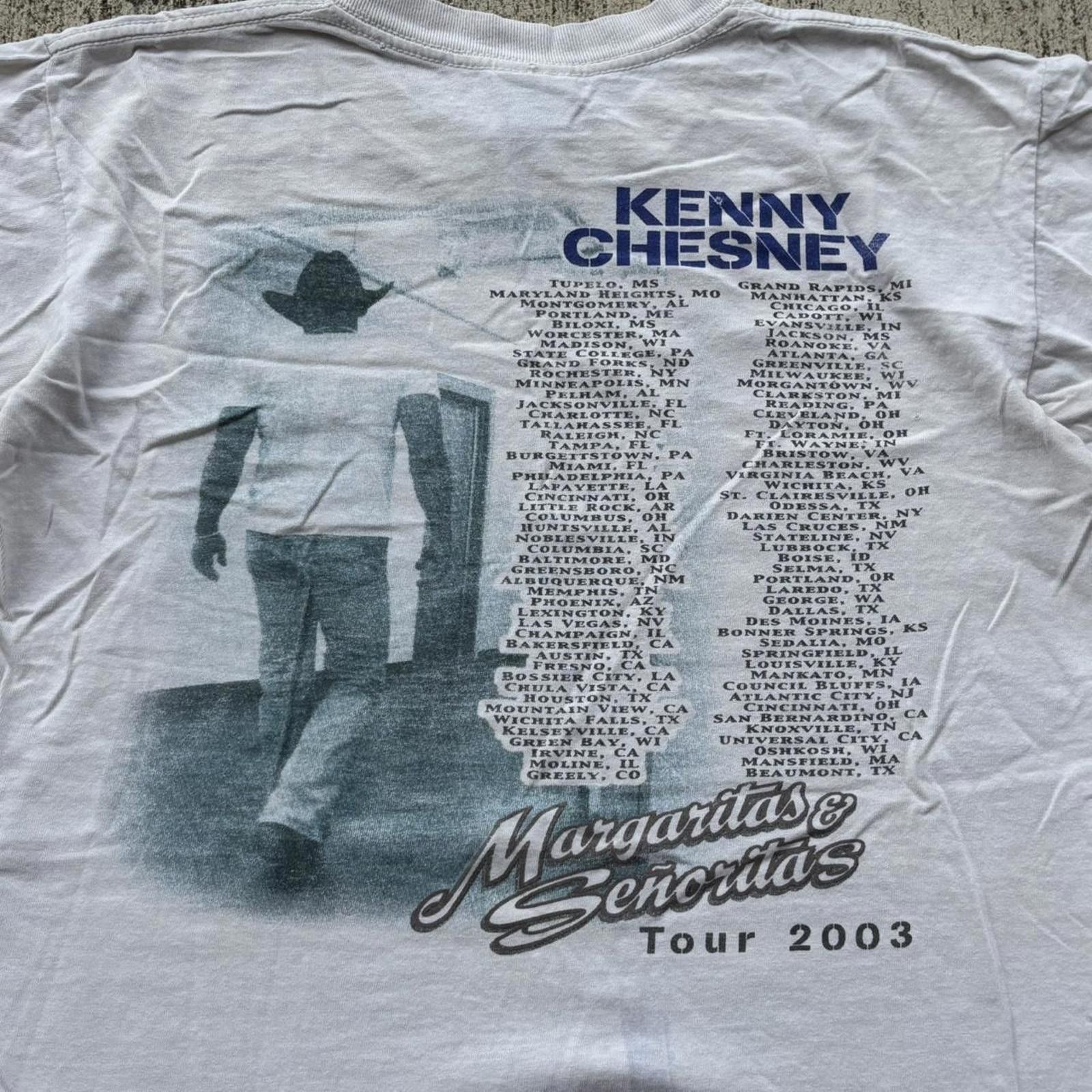 Other Vintage 2003 Kenny Chesney Graphic Band Shirt Size US S / EU 44-46 / 1 - 4 Thumbnail