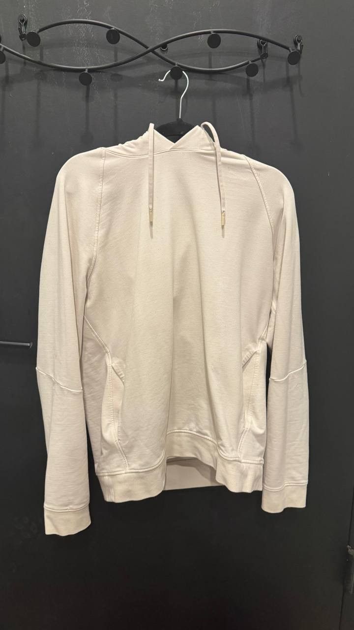 Lululemon Lululemon Lightweight Pullover Hoodie L Cream Size US L / EU 52-54 / 3 - 1 Thumbnail