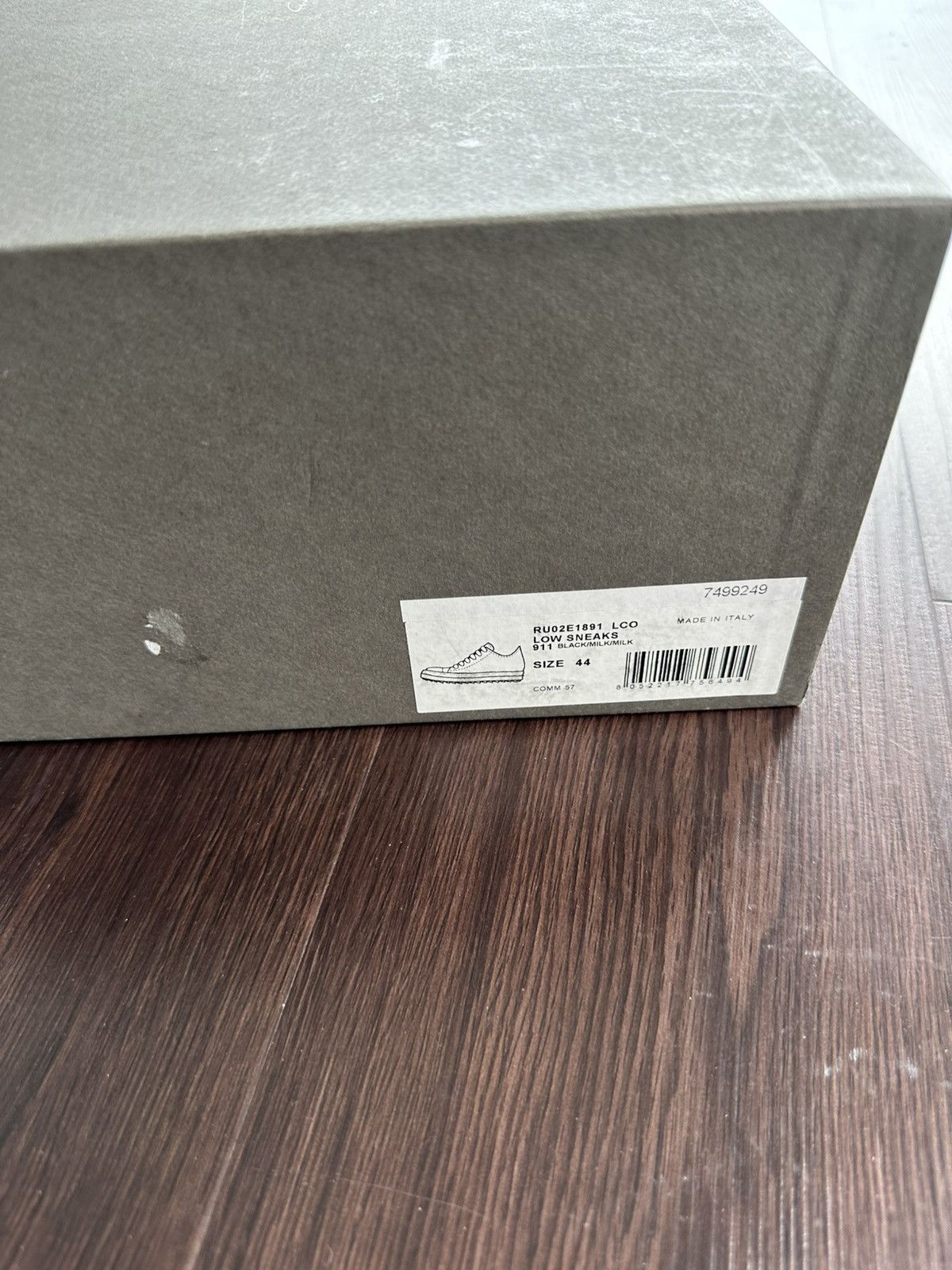 Rick Owens Rick Owens Black Milk Concordians Sneakers Size US 11 / EU 44 - 7 Thumbnail