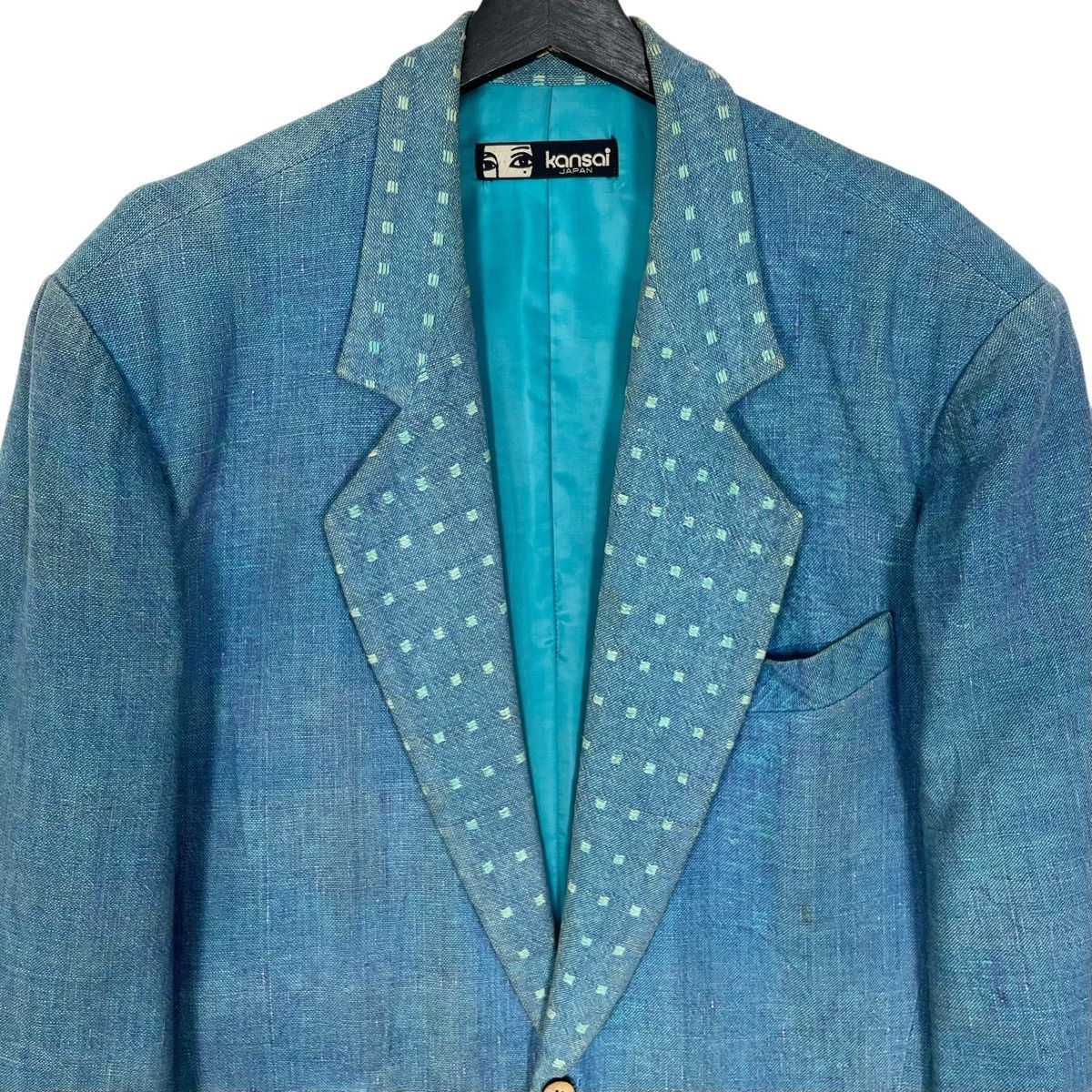 Japanese Brand × Kansai Yamamoto × Vintage Vintage Kansai Yamamoto Blazer Jacket Size US XL / EU 56 / 4 - 2 Thumbnail