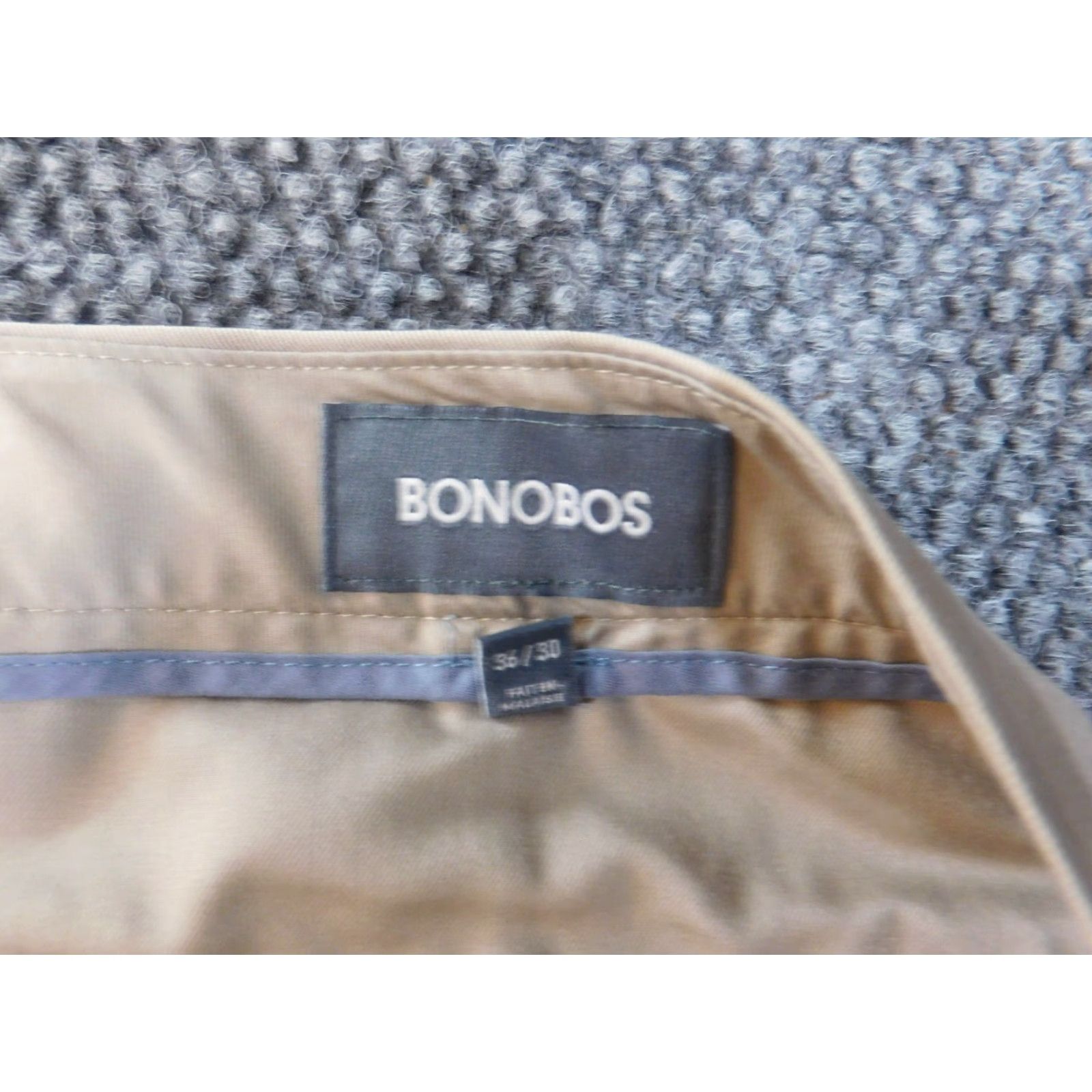 Bonobos Bonobos Pants Slim Beiges Beige 36x30 Casual Chino Straight Stretch Regular Men Mens 36 Straight Leg Modern Vintage No N/A Size US 36 / EU 52 - 3 Thumbnail