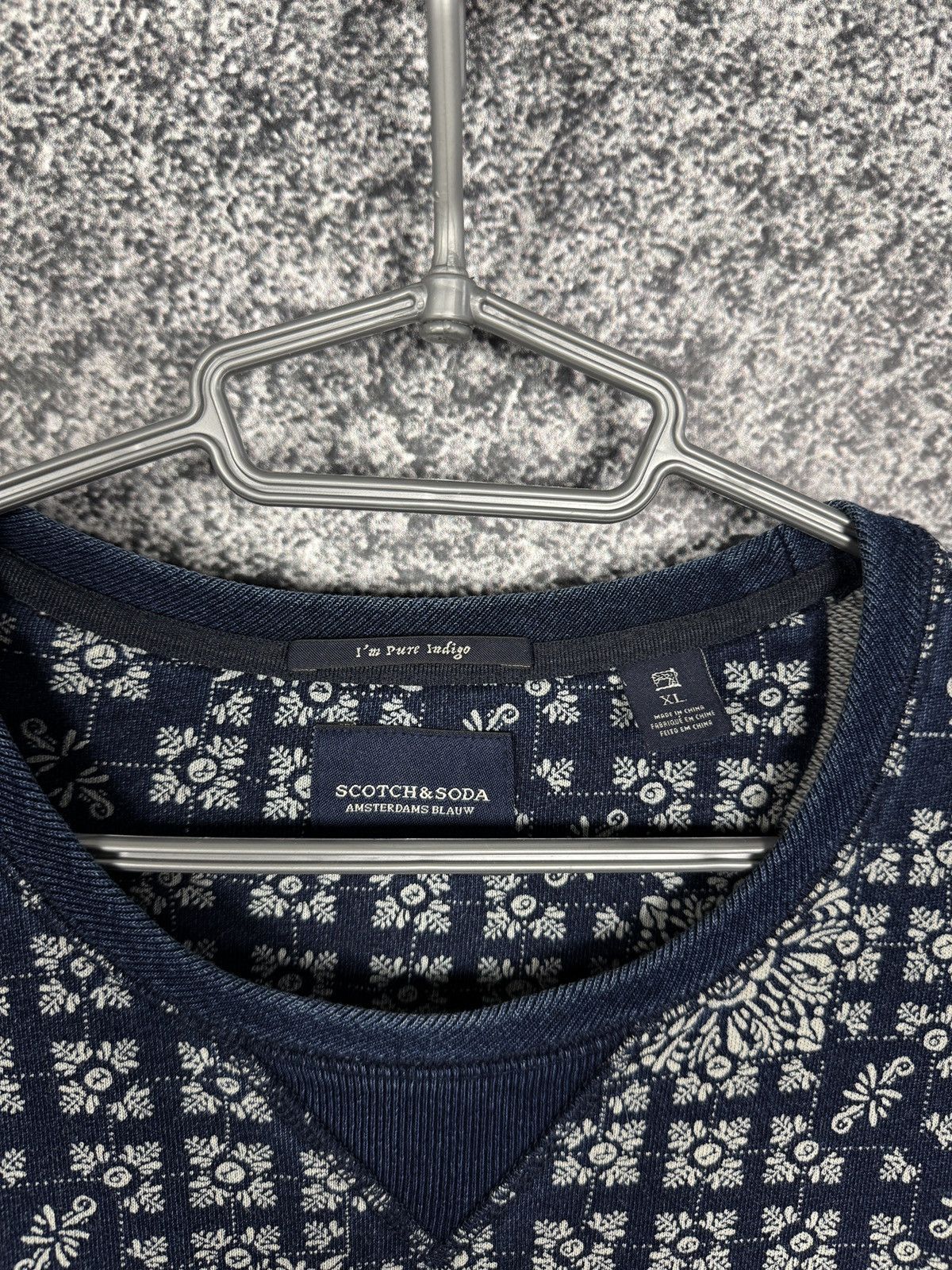 Scotch & Soda Scotch Soda Crewneck Sweatshirt Amsterdams Blauw Pullover XL Size US XL / EU 56 / 4 - 7 Thumbnail