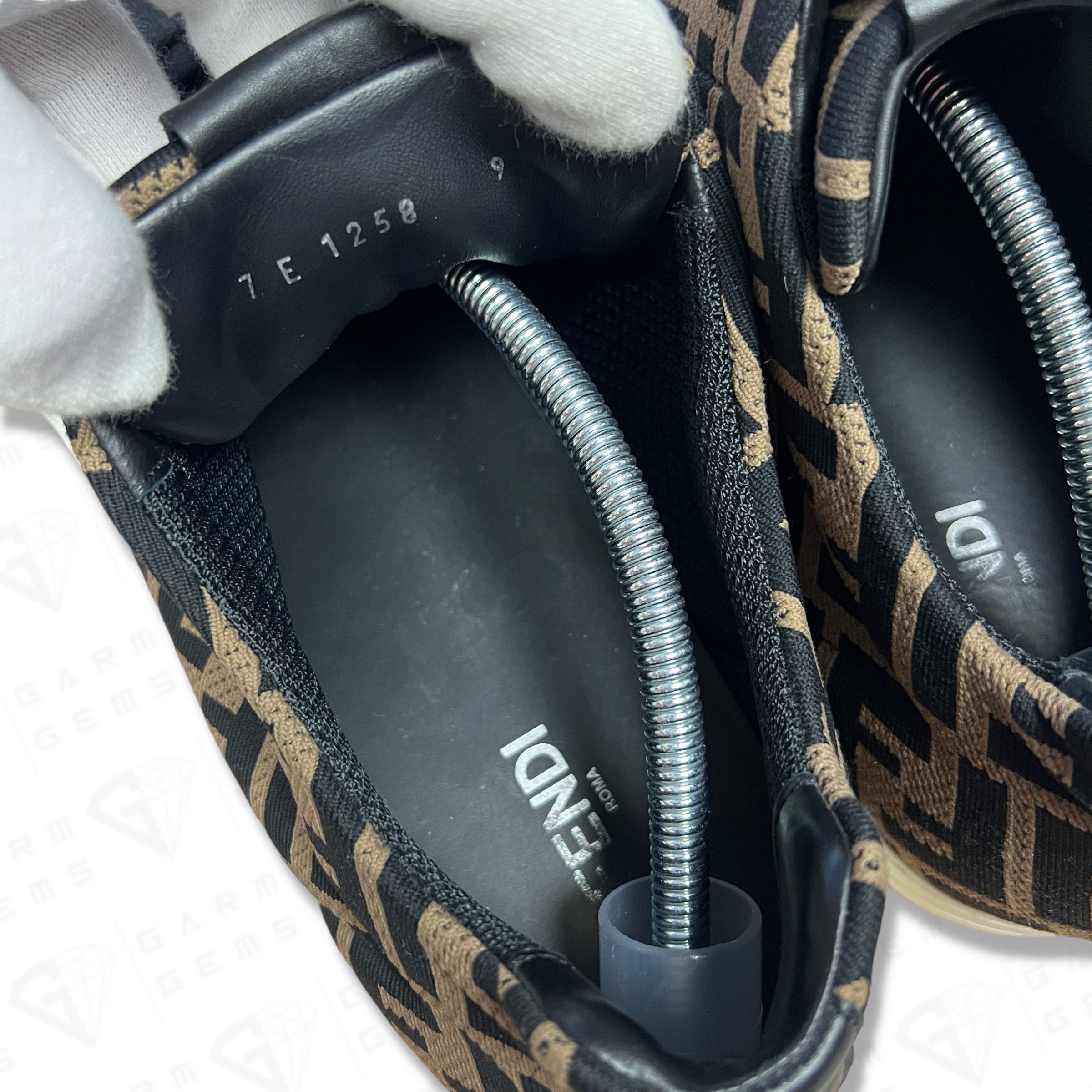 Fendi Fendi FF Motif Mesh Low Top Trainers Size US 10 / EU 43 - 9 Thumbnail