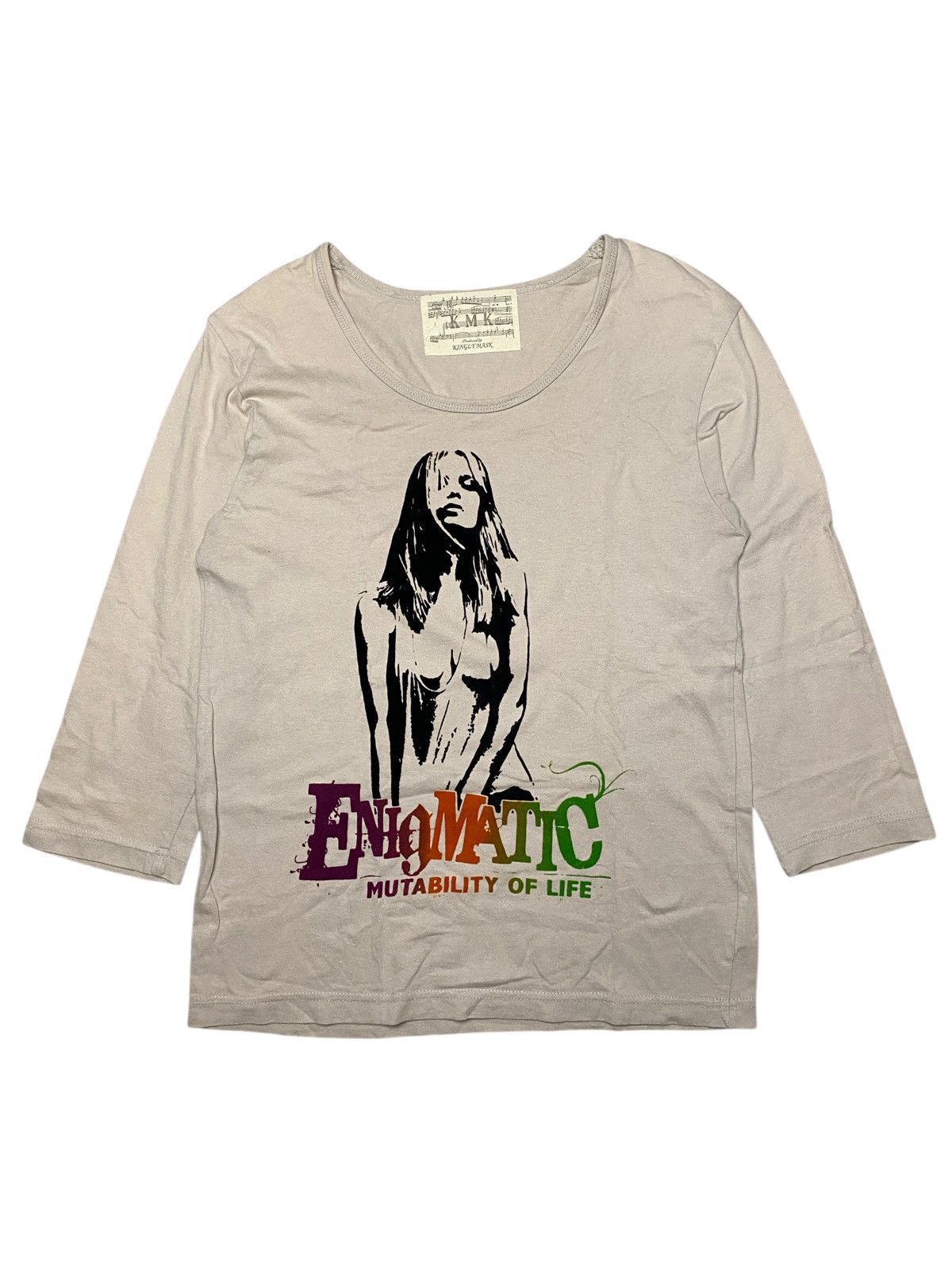 If Six Was Nine 2000's Kinglymask Enigmatic Punk Girl Longsleeve Size US S / EU 44-46 / 1 - 1 Thumbnail