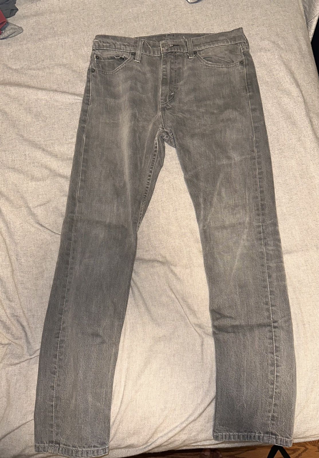 Levi's Levi’s Grey 510 Denim Jeans Size US 33 - 1 Thumbnail